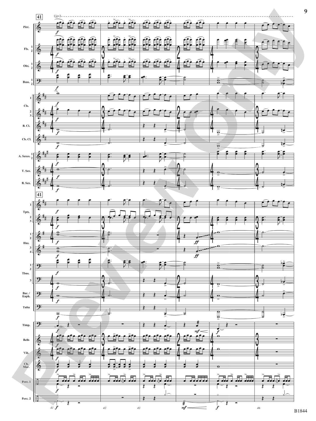 Centennium: Concert Band Conductor Score & Parts