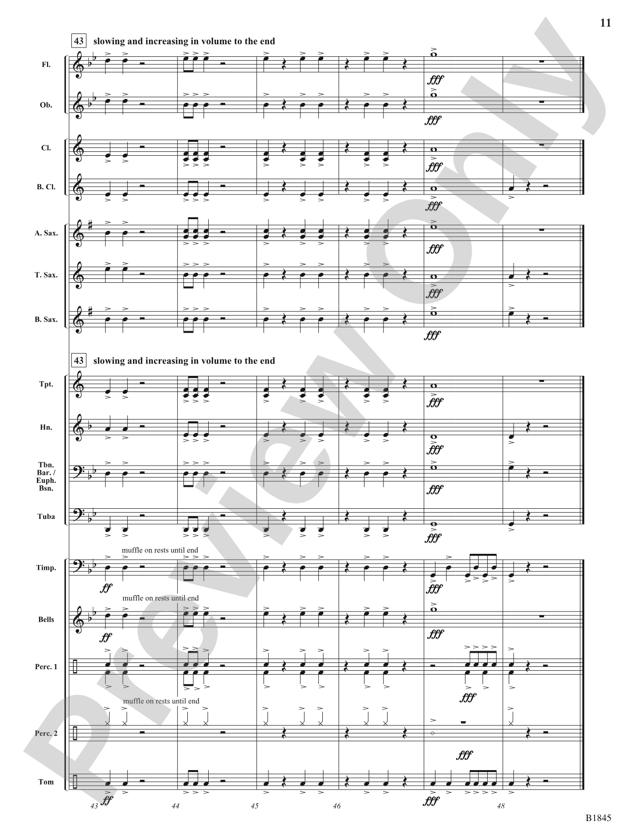 Deimos (Bringer of Terror): Concert Band Conductor Score & Parts