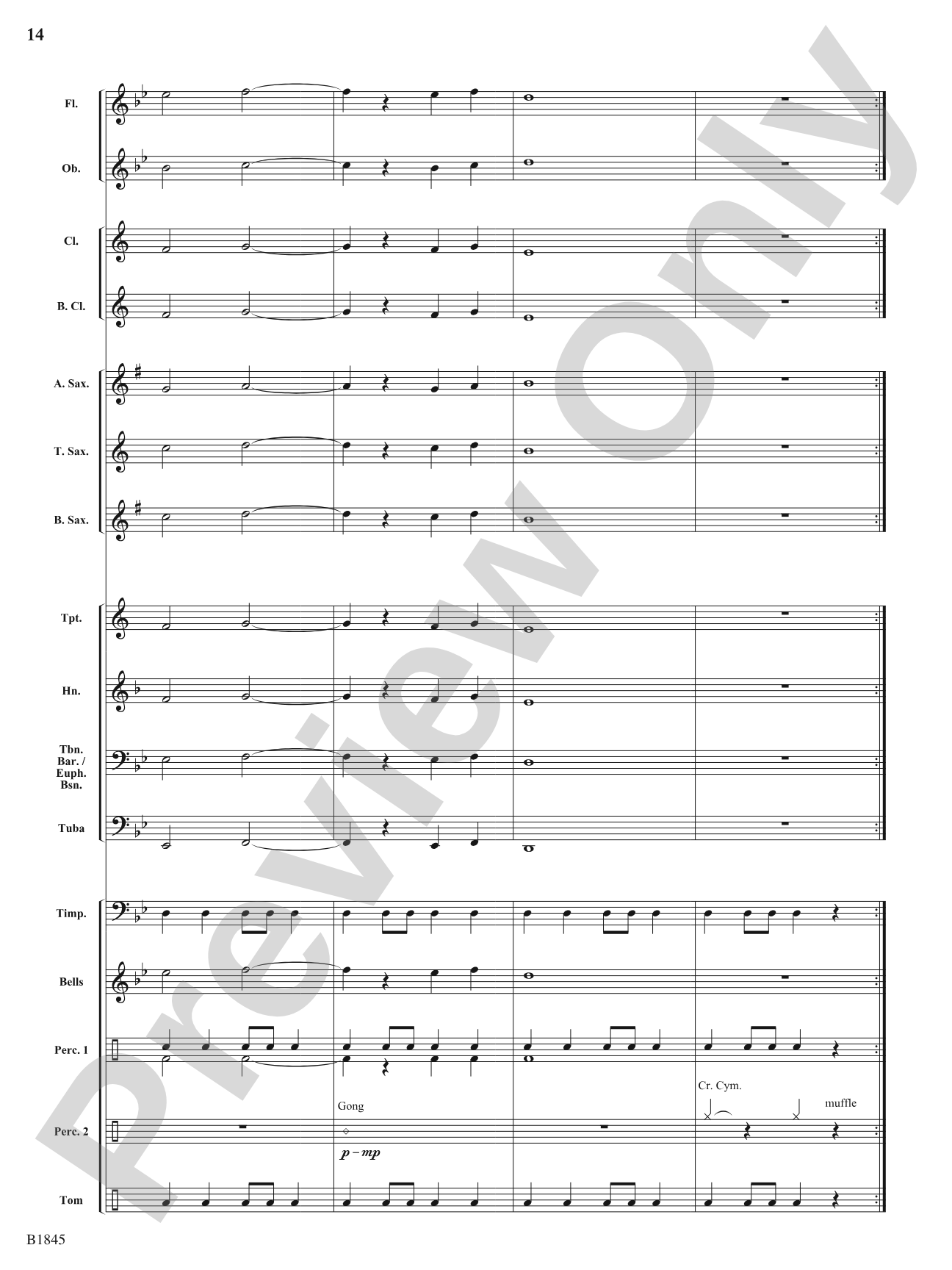 Deimos (Bringer of Terror): Concert Band Conductor Score & Parts