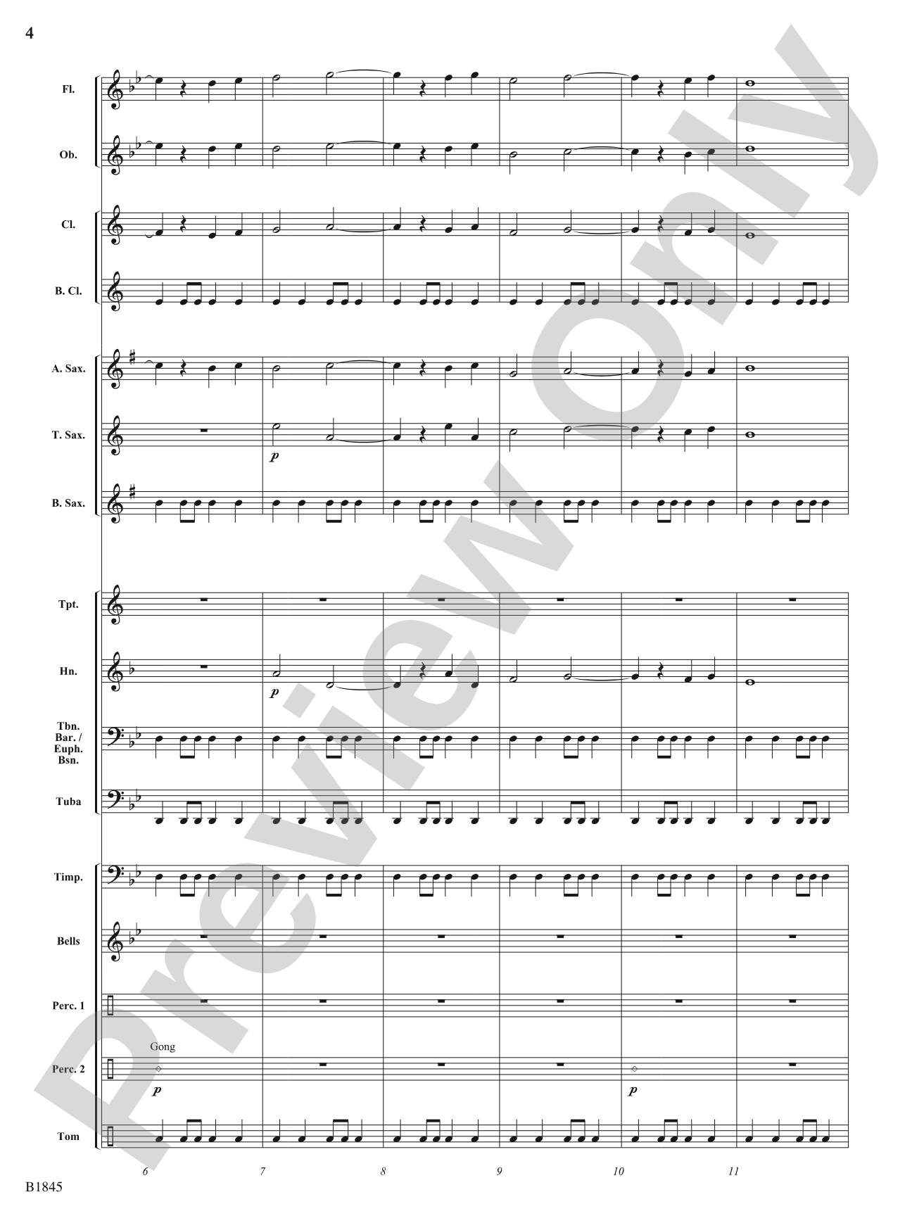 Deimos (Bringer of Terror): Concert Band Conductor Score & Parts