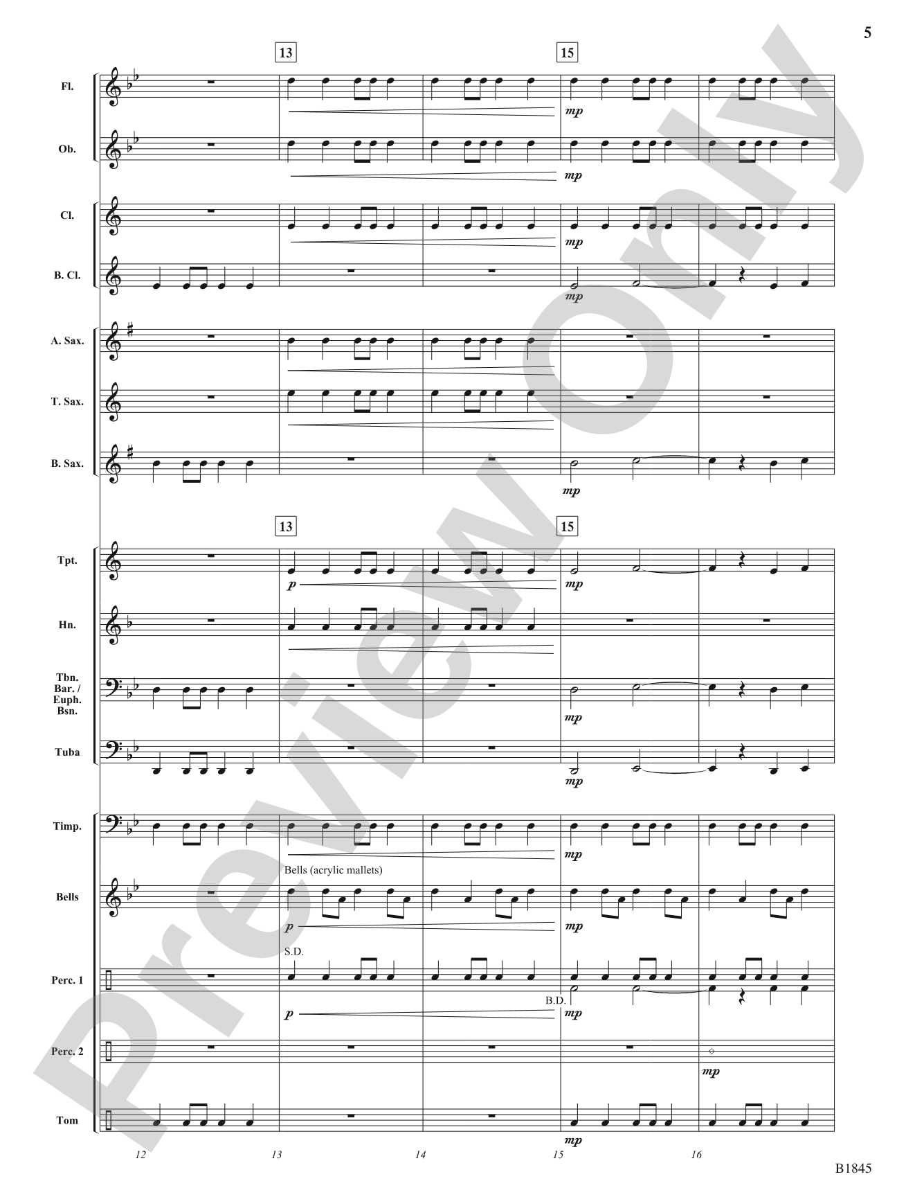 Deimos (Bringer of Terror): Concert Band Conductor Score & Parts