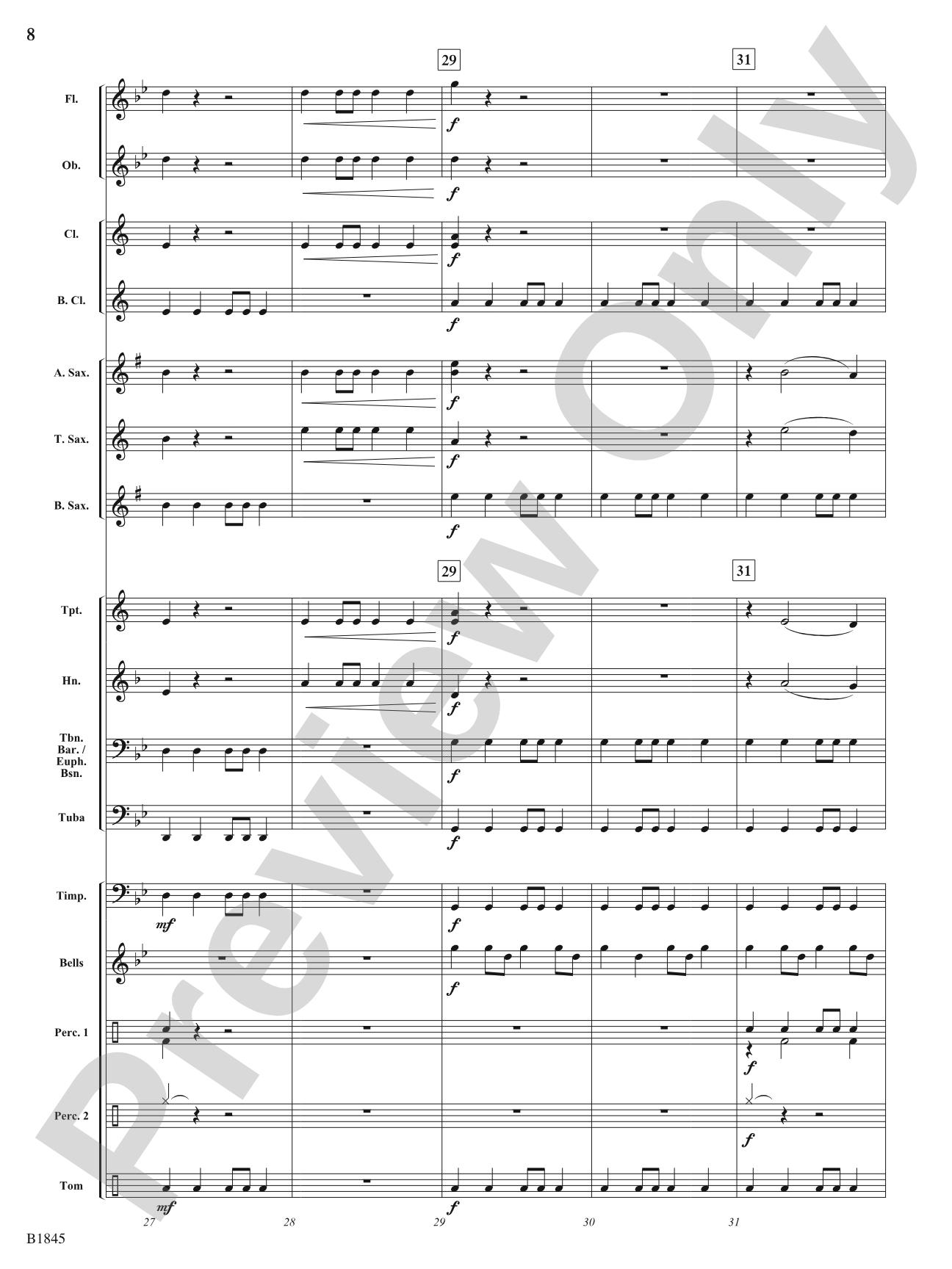 Deimos (Bringer of Terror): Concert Band Conductor Score & Parts