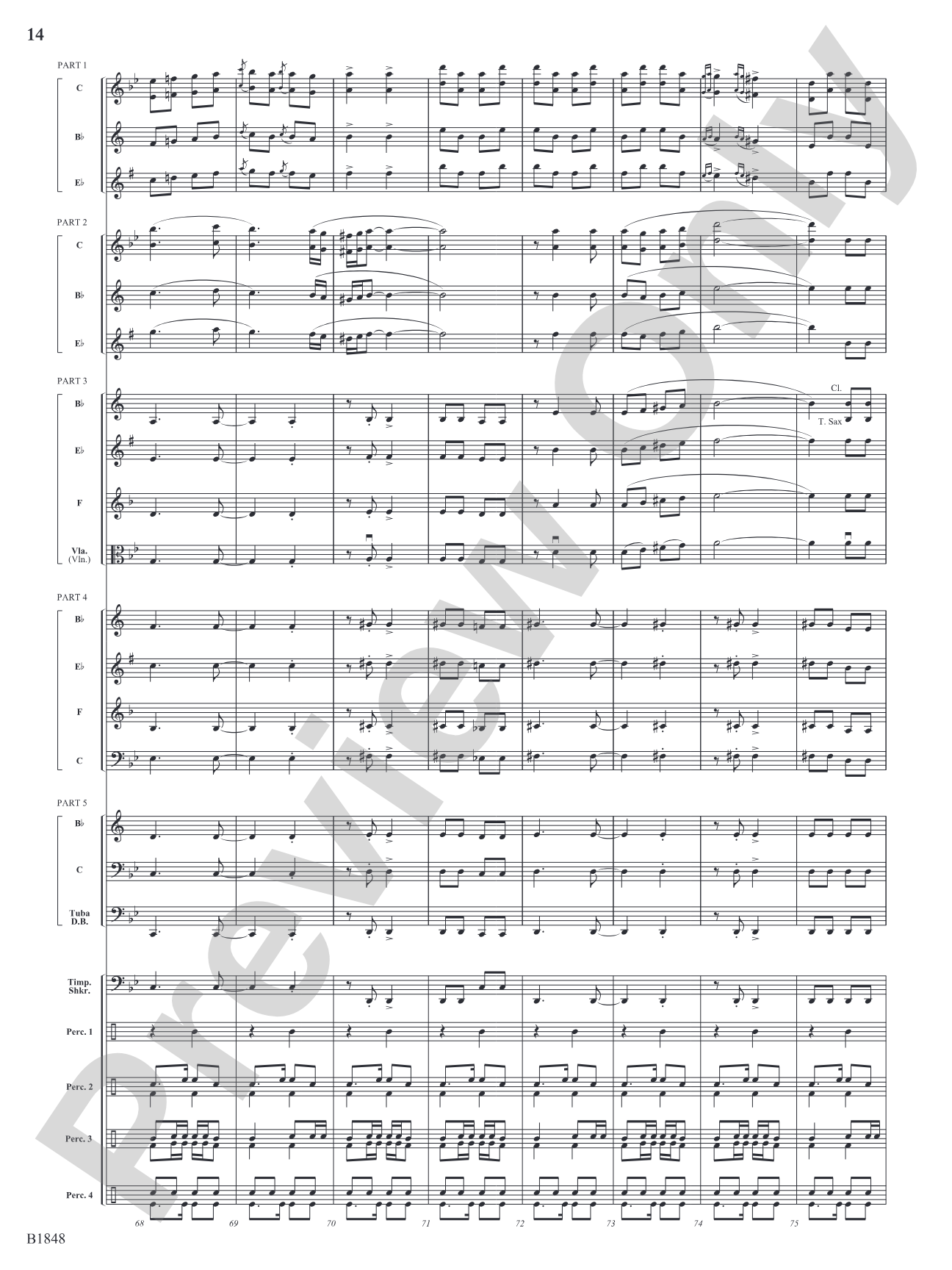 Arabian Dances: Flexible Band/String Ensemble Score & Parts