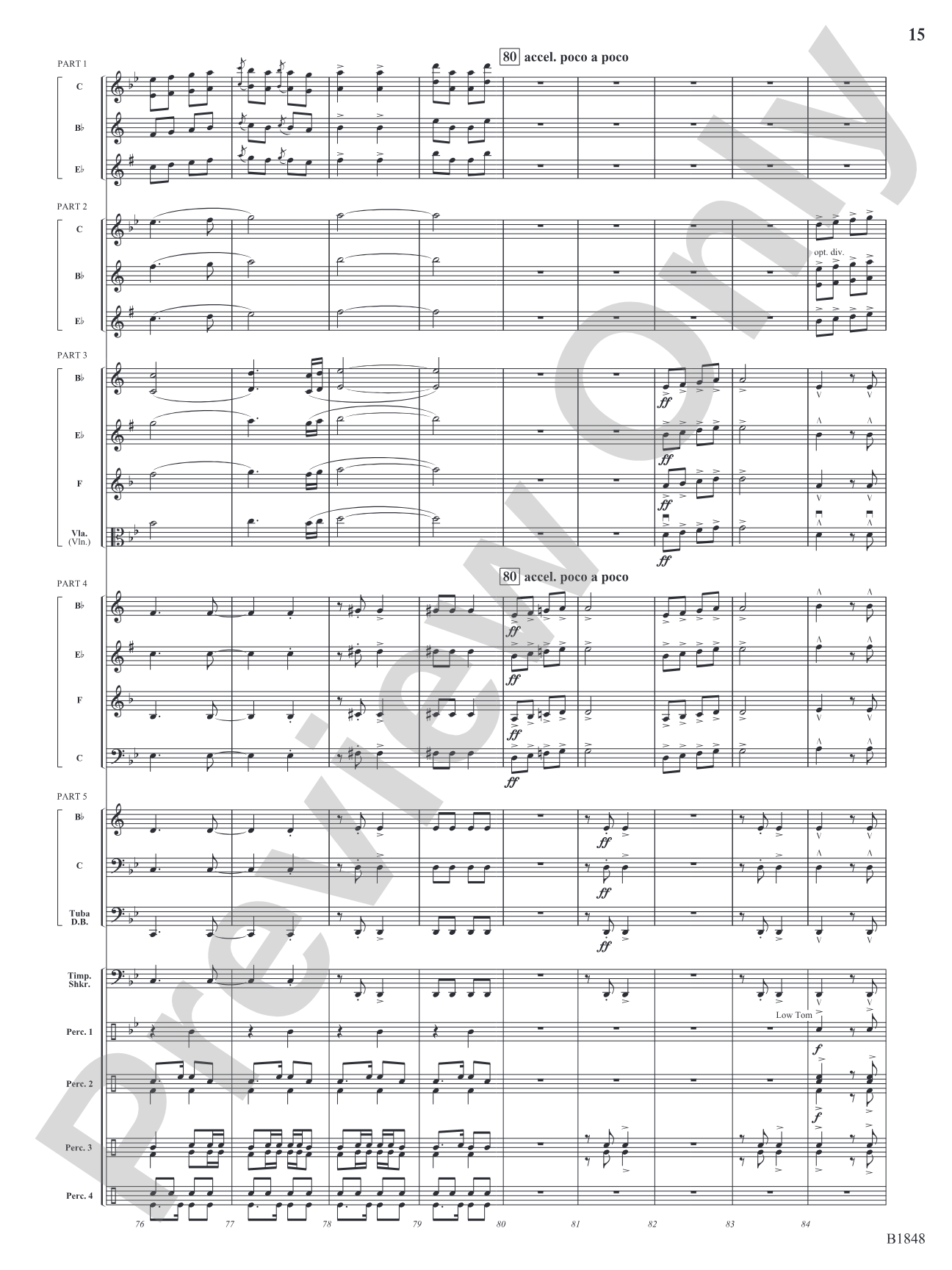Arabian Dances: Flexible Band/String Ensemble Score & Parts