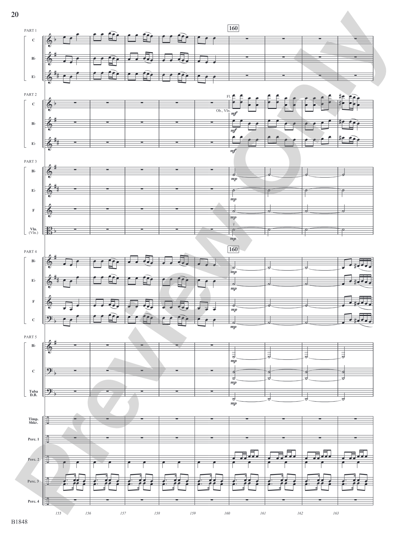 Arabian Dances: Flexible Band/String Ensemble Score & Parts