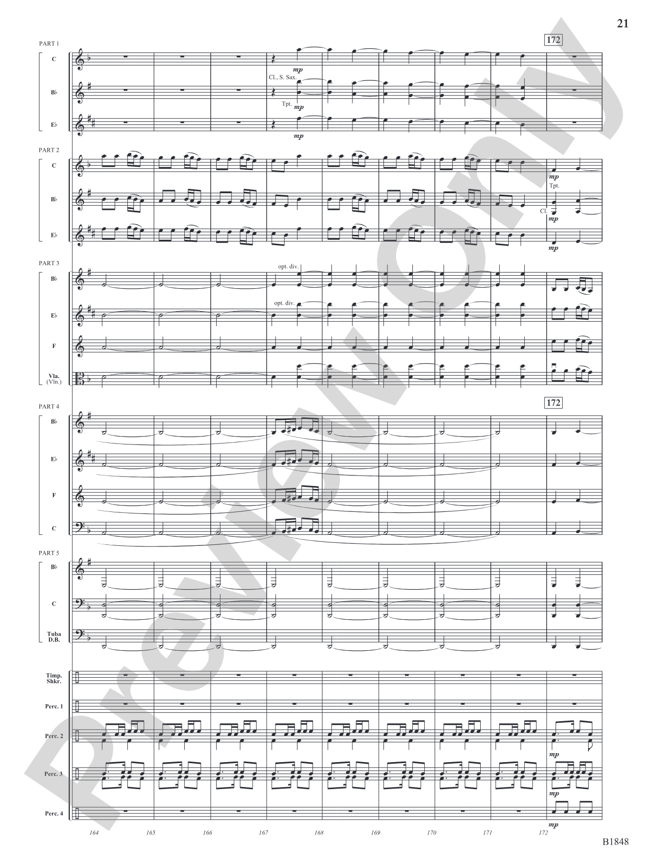 Arabian Dances: Flexible Band/String Ensemble Score & Parts