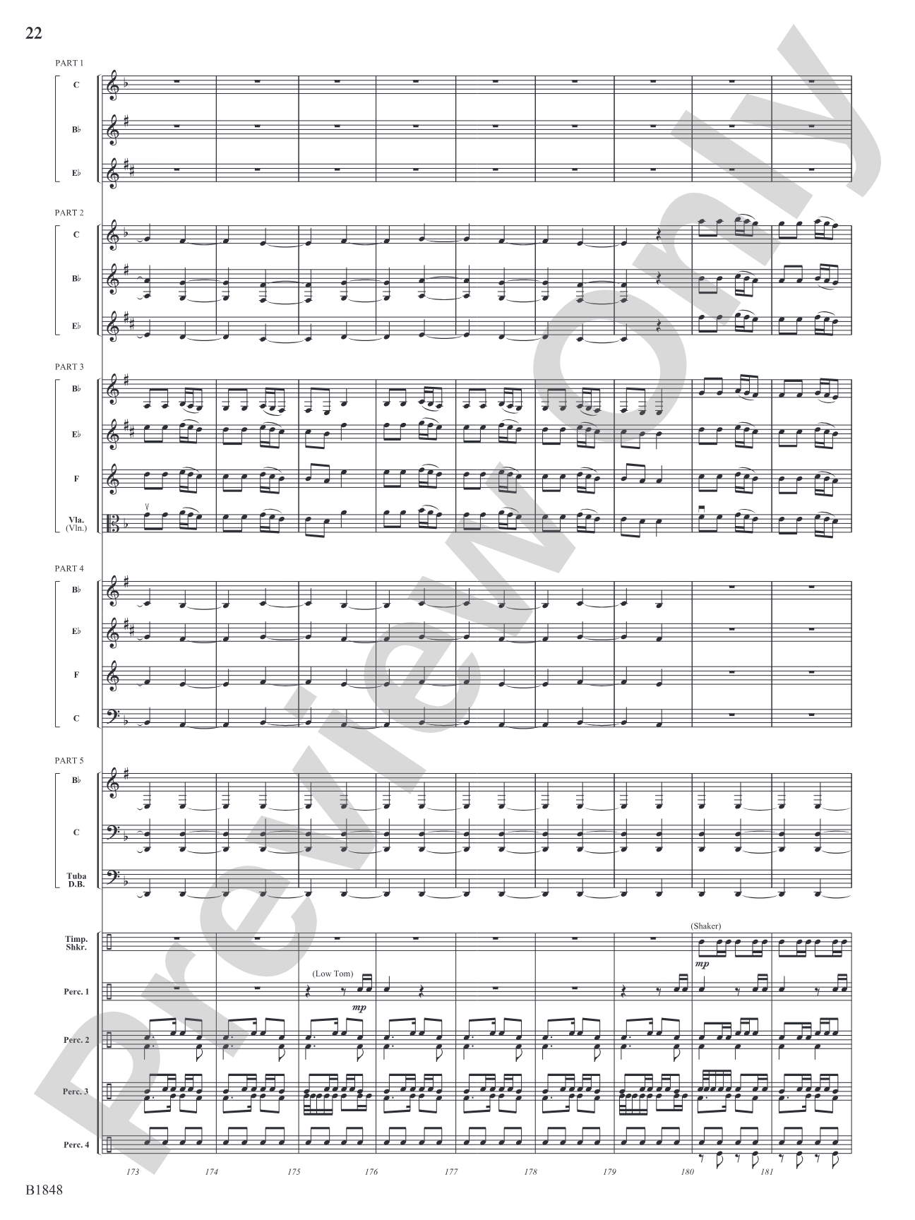 Arabian Dances: Flexible Band/String Ensemble Score & Parts
