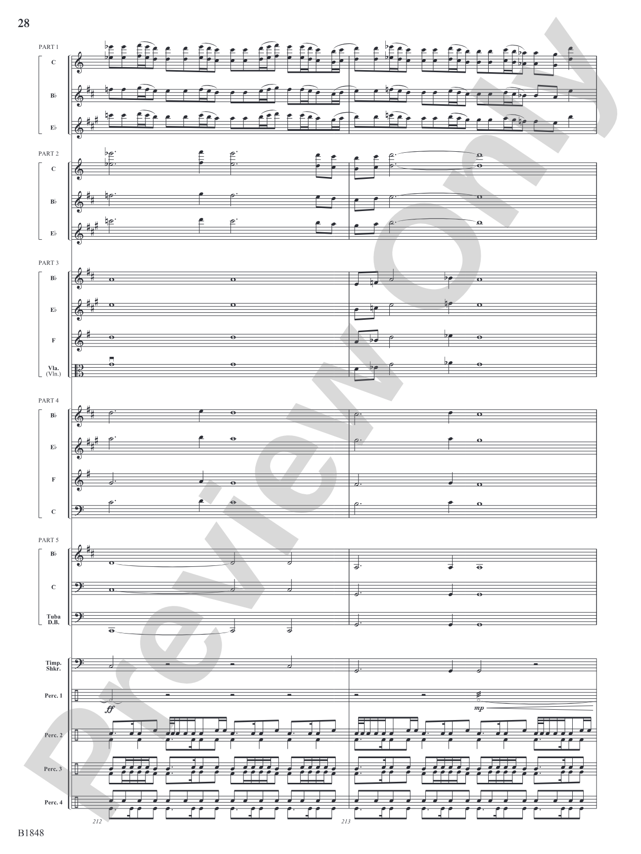 Arabian Dances: Flexible Band/String Ensemble Score & Parts