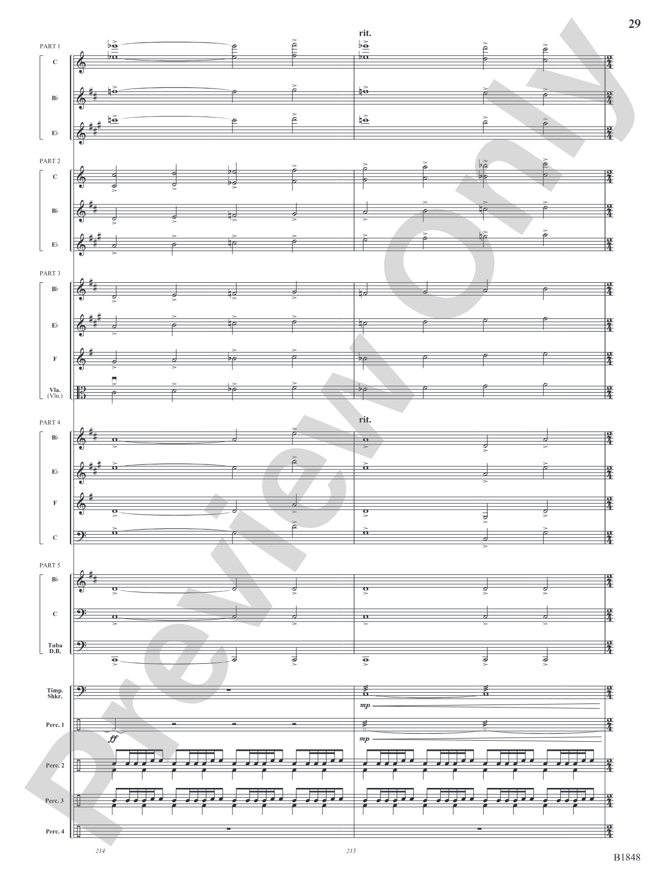 Arabian Dances: Flexible Band/String Ensemble Score & Parts