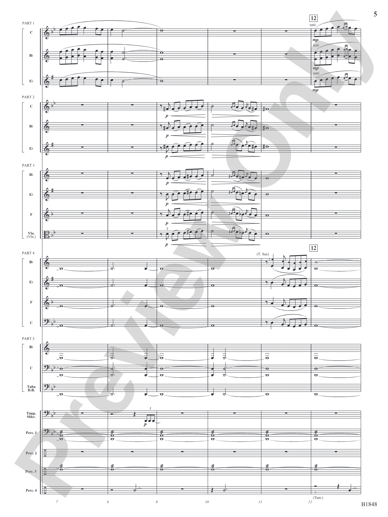 Arabian Dances: Flexible Band/String Ensemble Score & Parts
