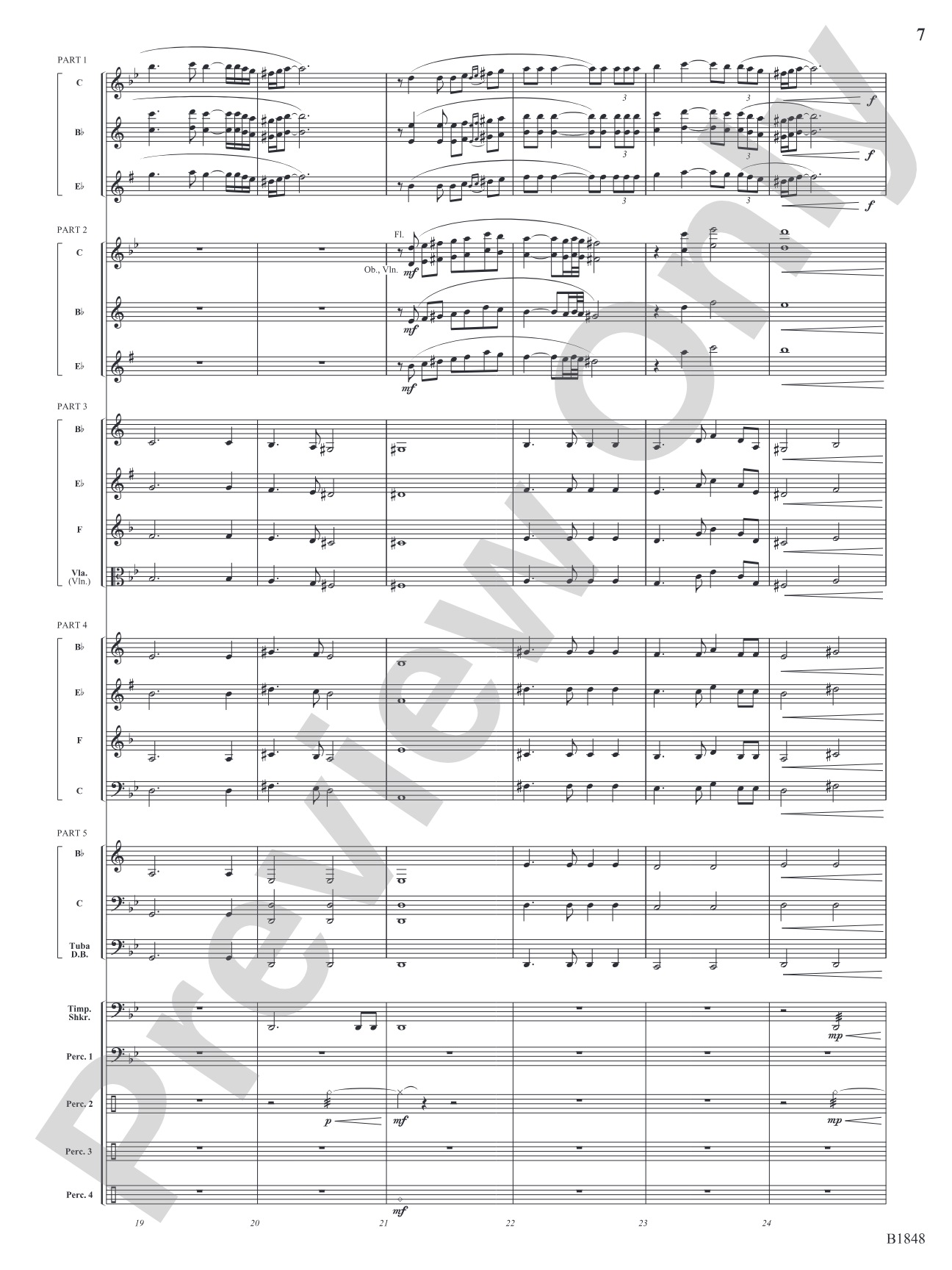 Arabian Dances: Flexible Band/String Ensemble Score & Parts