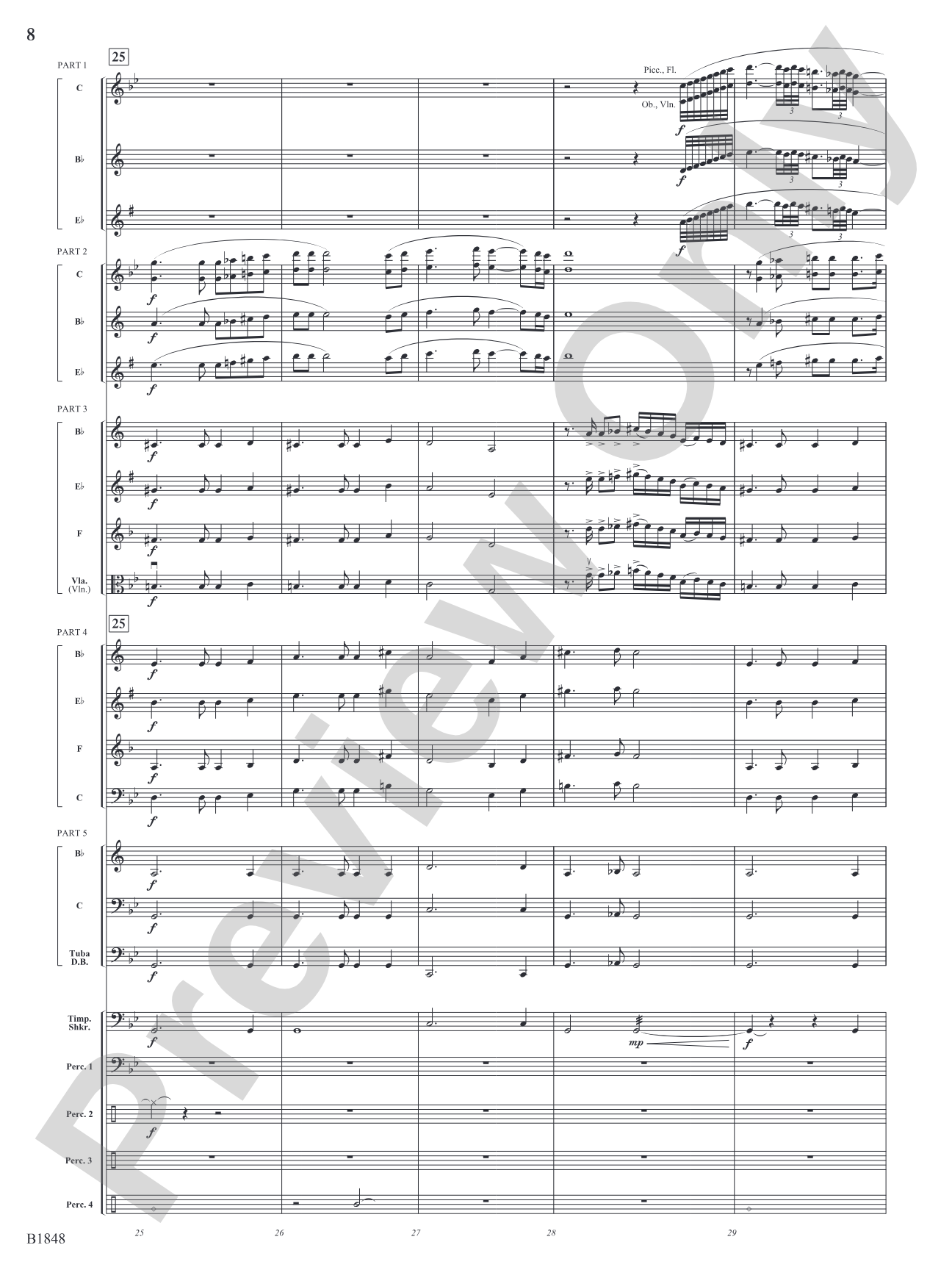 Arabian Dances: Flexible Band/String Ensemble Score & Parts