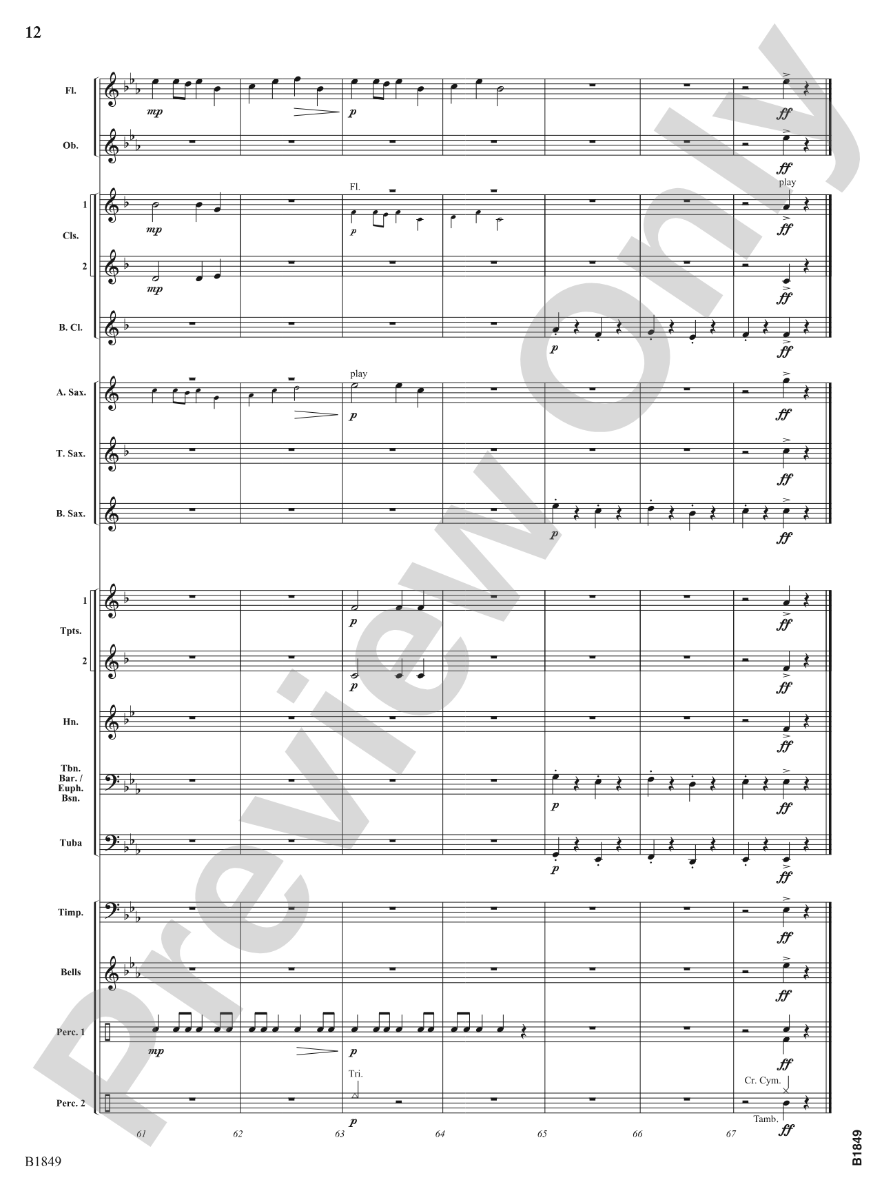 A Scottish Festival: Concert Band Conductor Score & Parts
