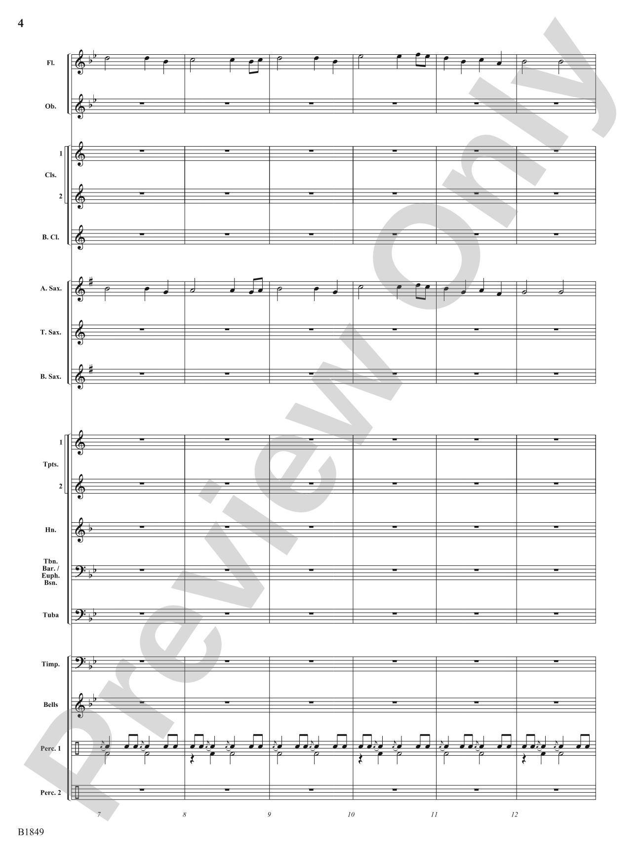 A Scottish Festival: Concert Band Conductor Score & Parts