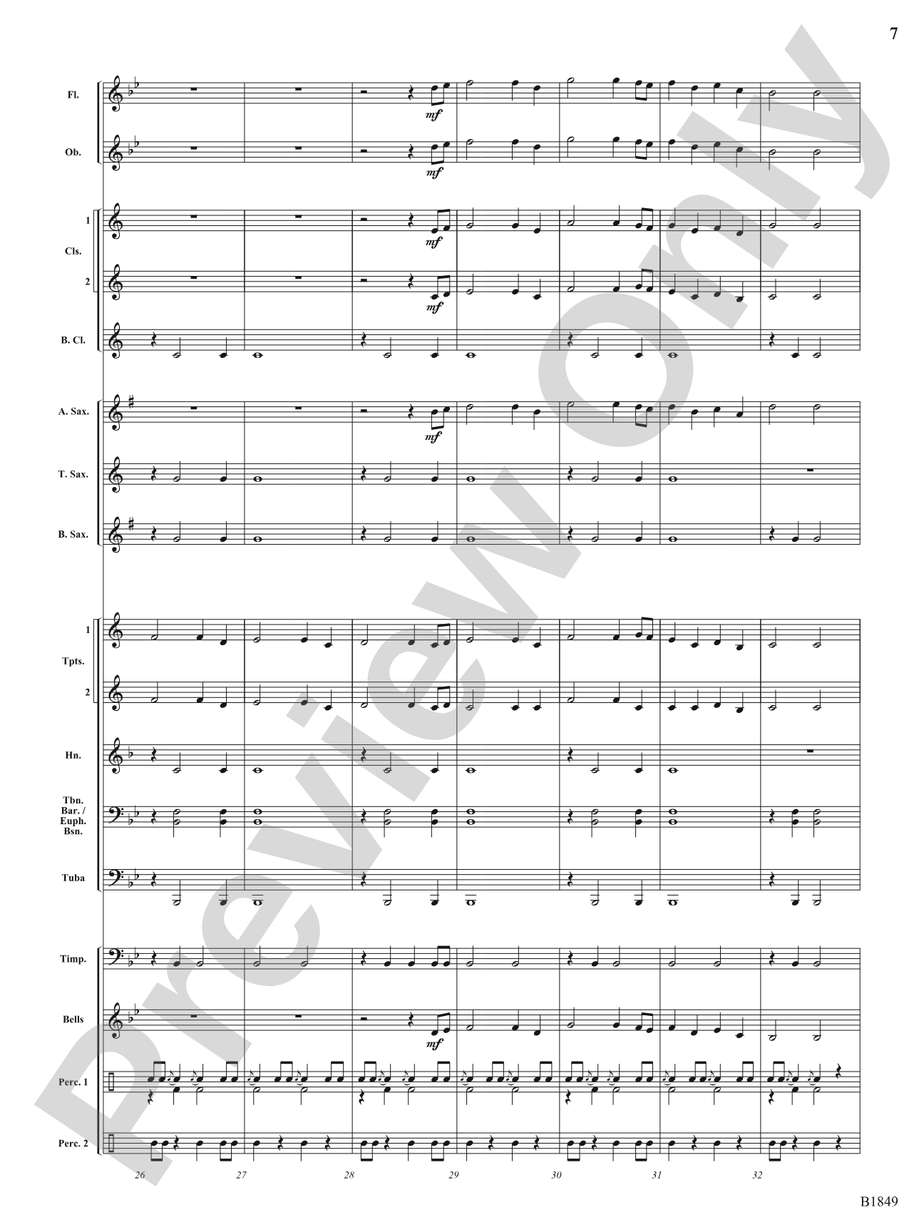 A Scottish Festival: Concert Band Conductor Score & Parts