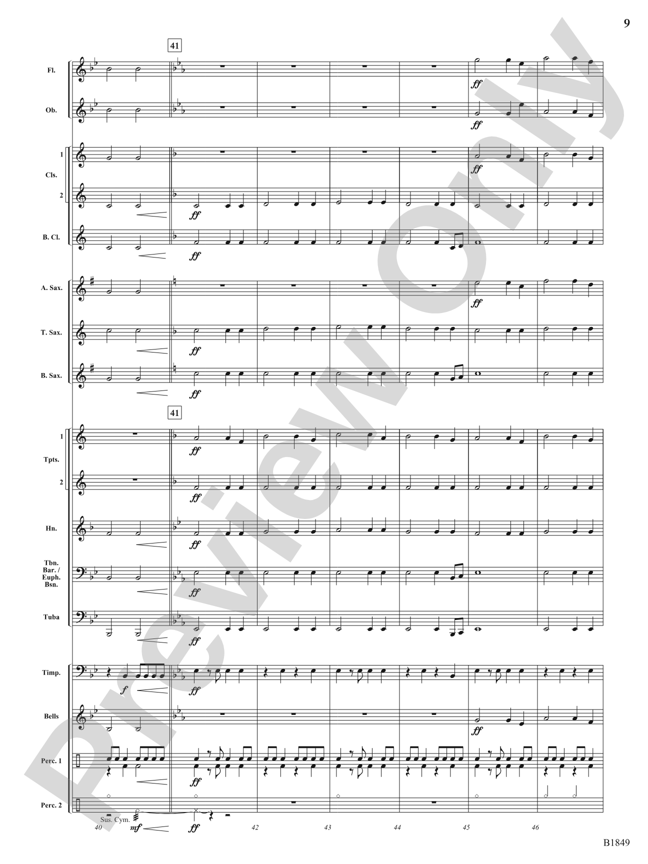 A Scottish Festival: Concert Band Conductor Score & Parts
