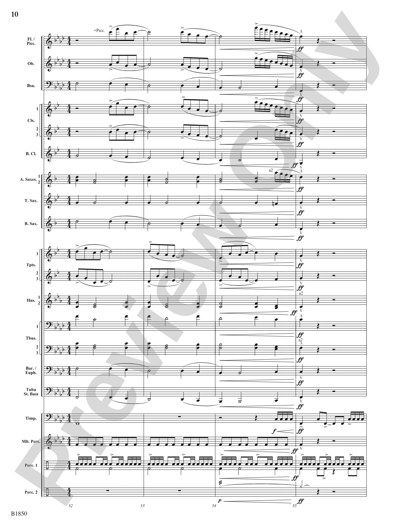 Nightride: Concert Band Conductor Score & Parts