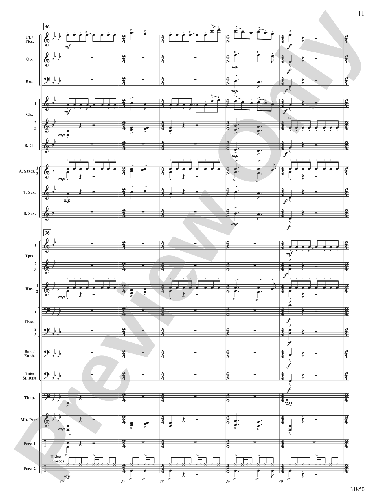 Nightride: Concert Band Conductor Score & Parts