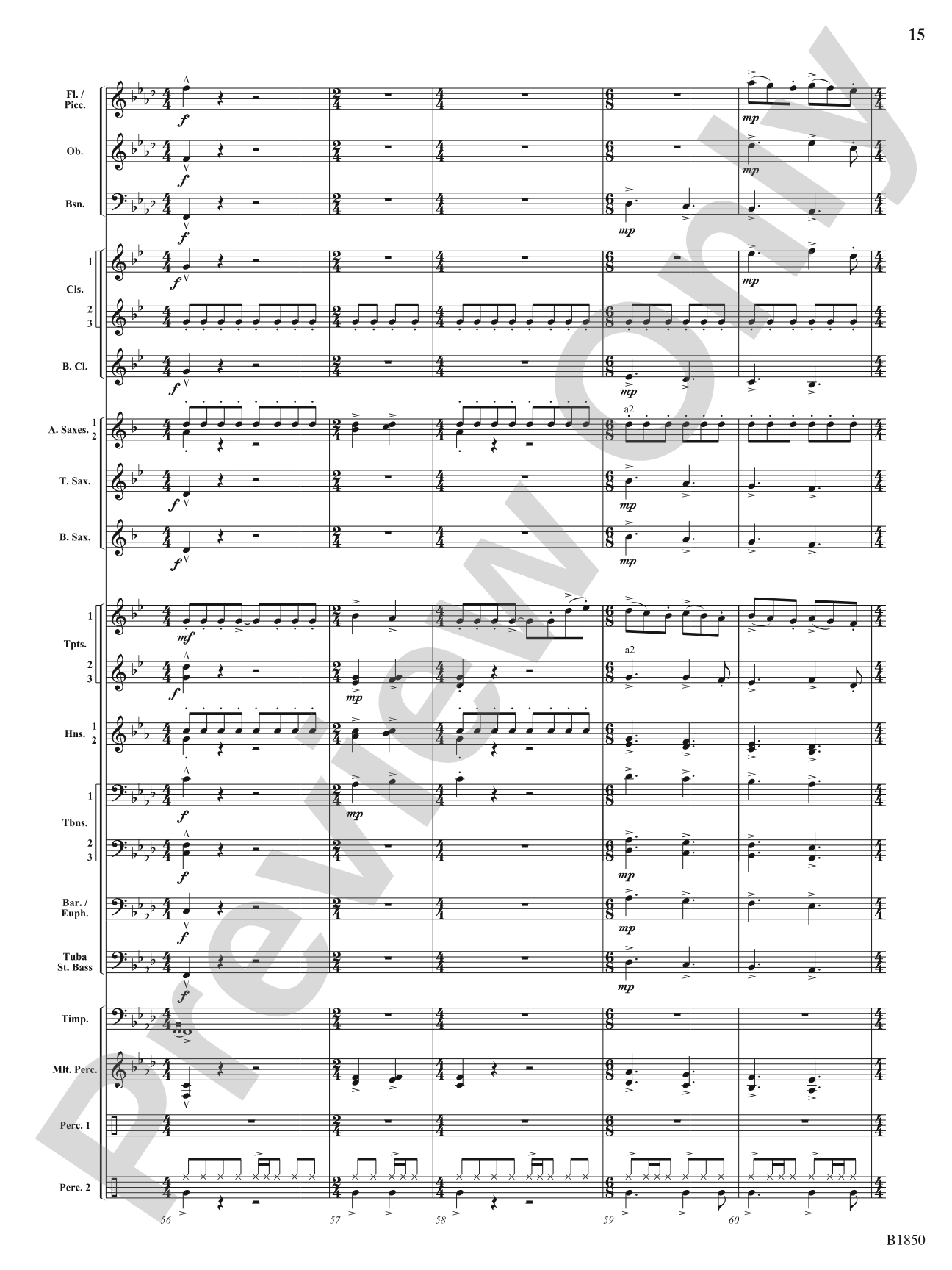 Nightride: Concert Band Conductor Score & Parts