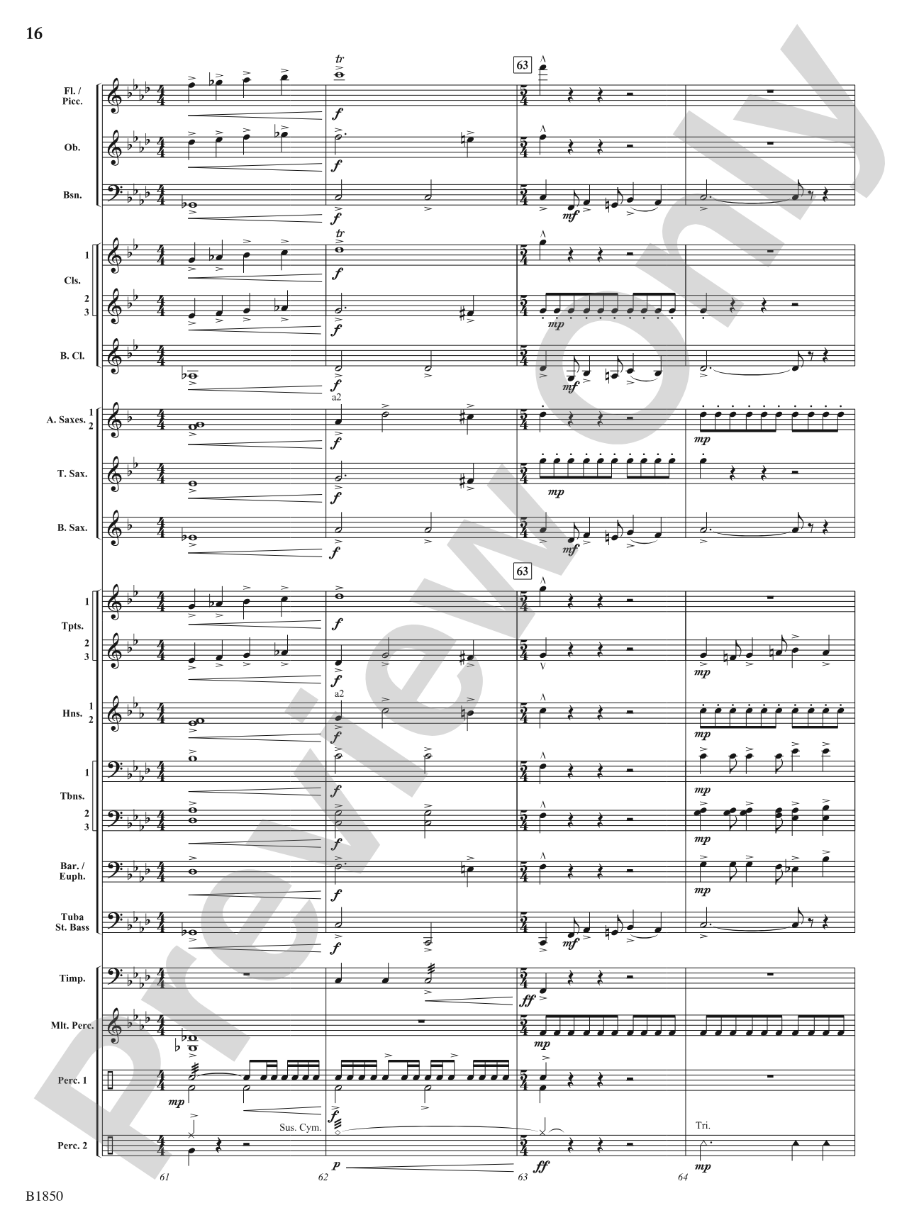 Nightride: Concert Band Conductor Score & Parts