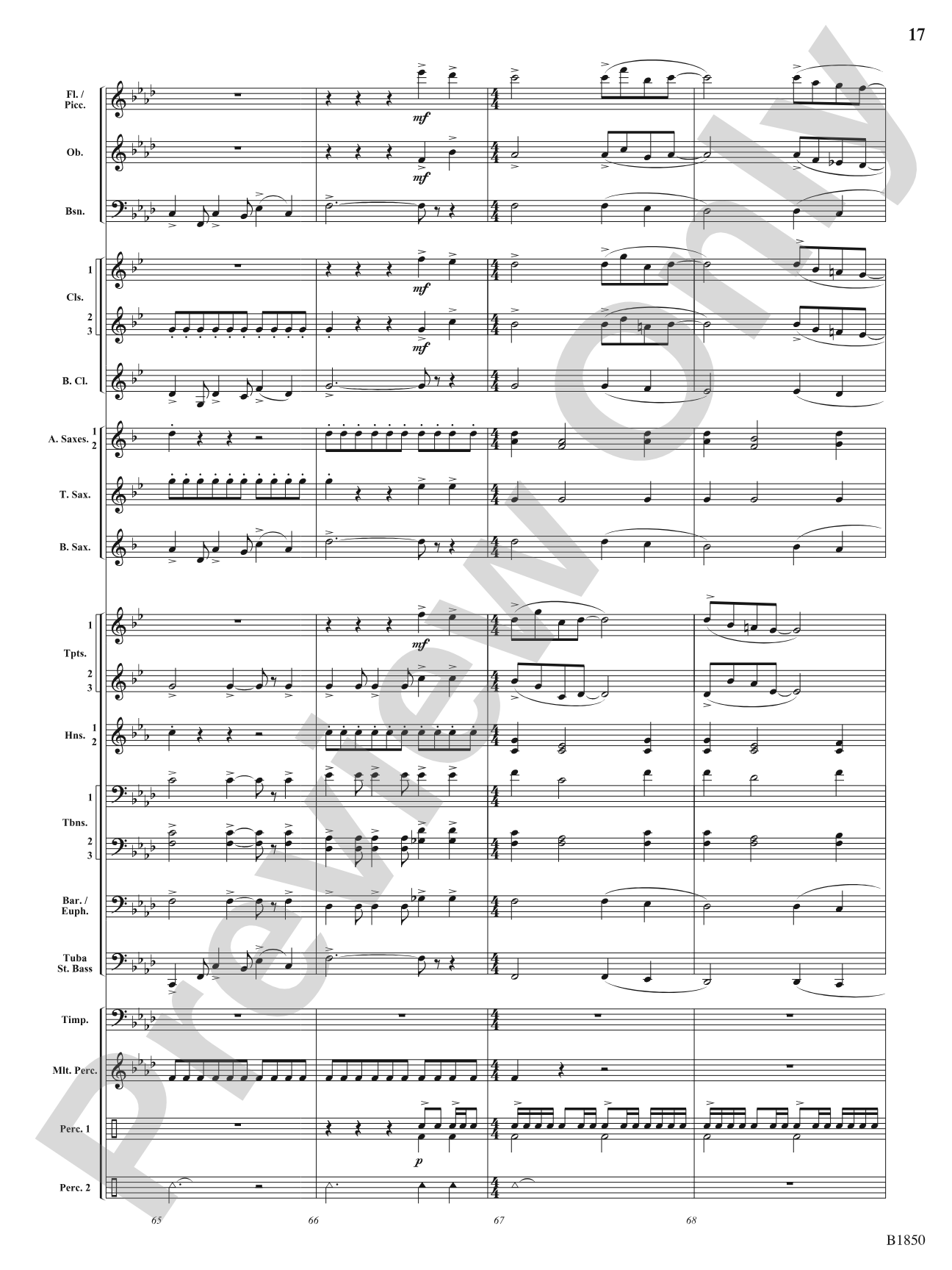 Nightride: Concert Band Conductor Score & Parts