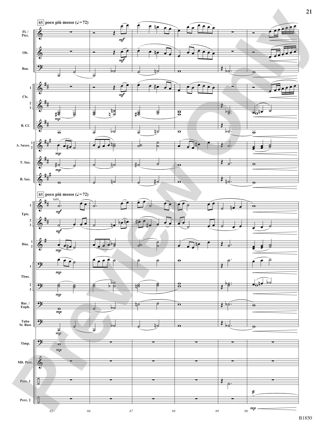 Nightride: Concert Band Conductor Score & Parts