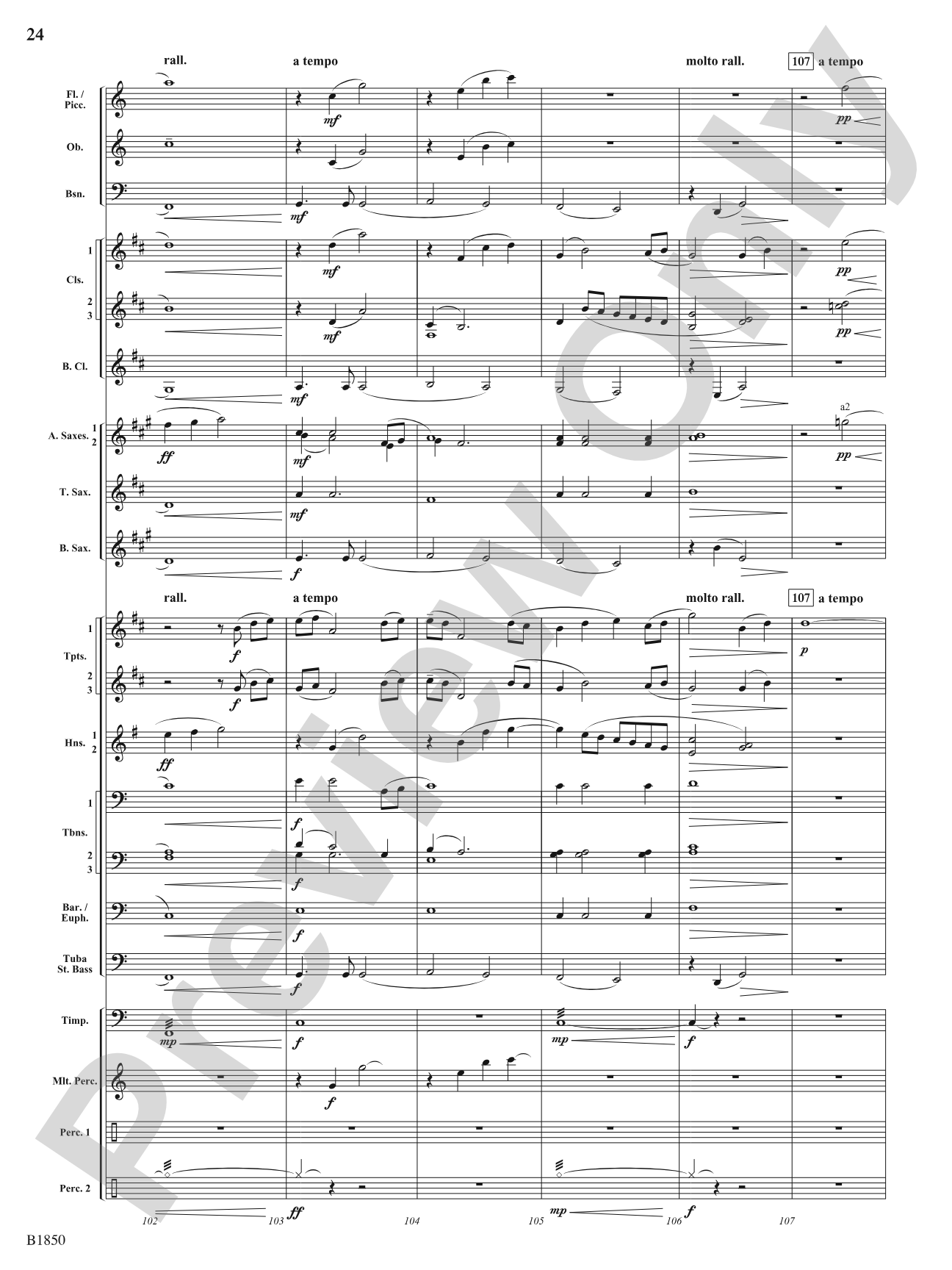 Nightride: Concert Band Conductor Score & Parts