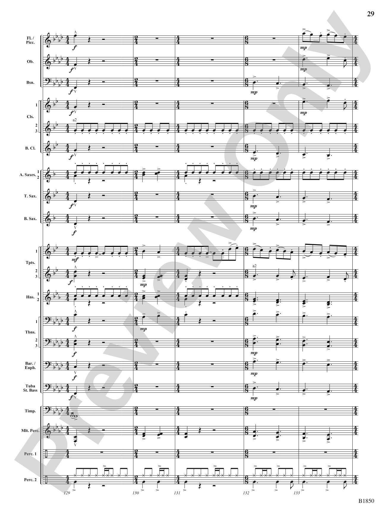 Nightride: Concert Band Conductor Score & Parts