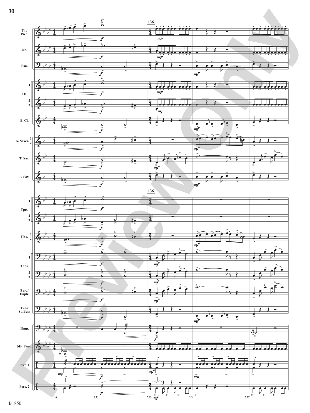 Nightride: Concert Band Conductor Score & Parts