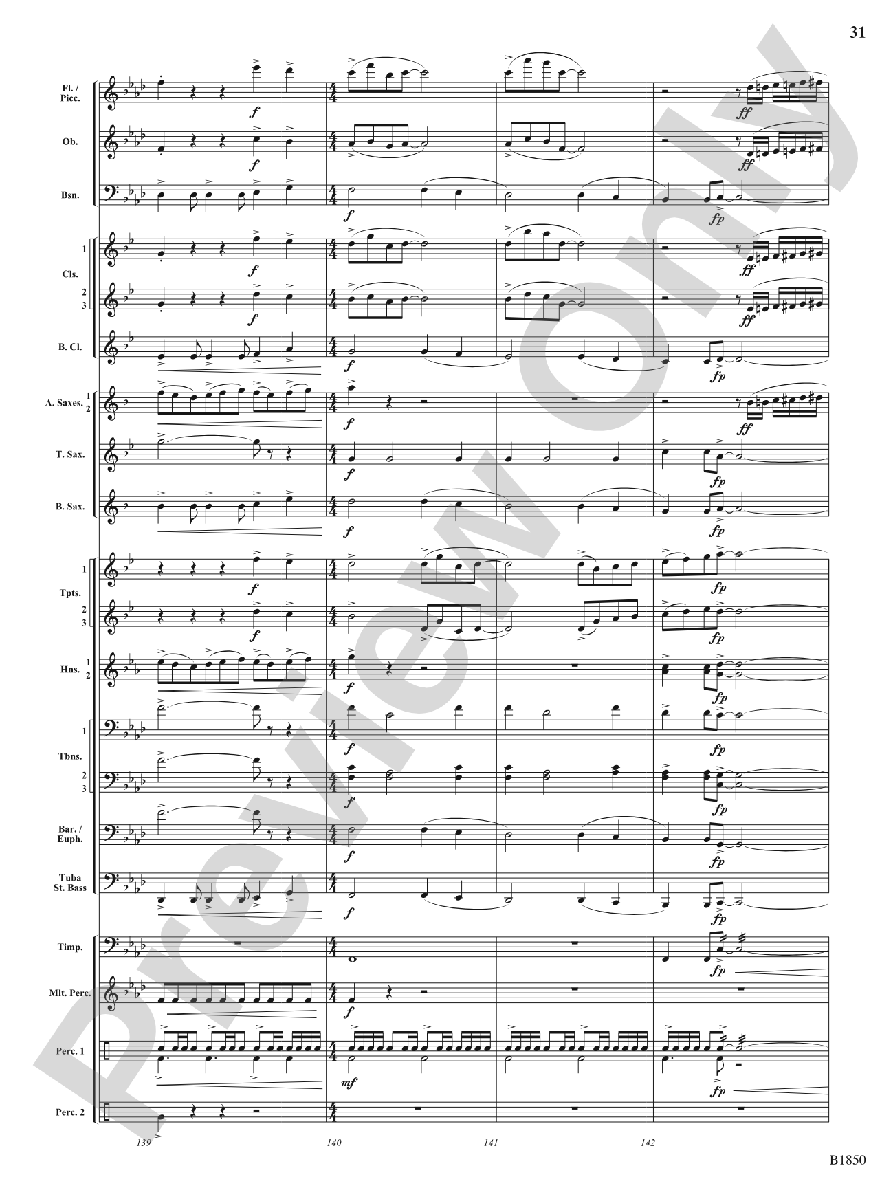 Nightride: Concert Band Conductor Score & Parts