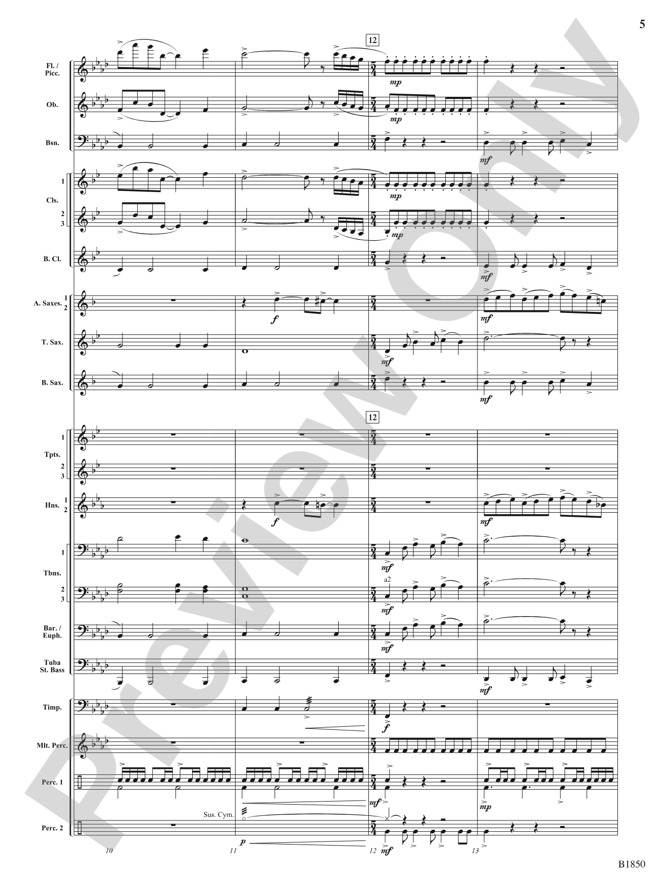 Nightride: Concert Band Conductor Score & Parts