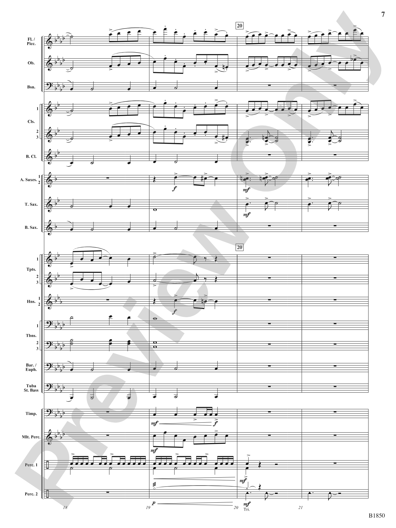 Nightride: Concert Band Conductor Score & Parts