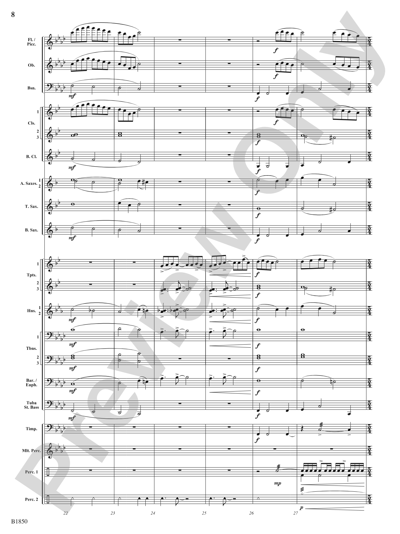 Nightride: Concert Band Conductor Score & Parts