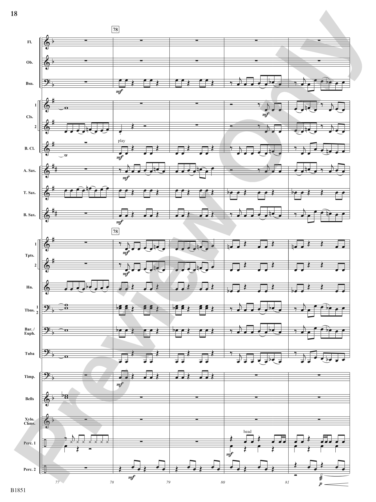 The Grid: Concert Band Conductor Score & Parts