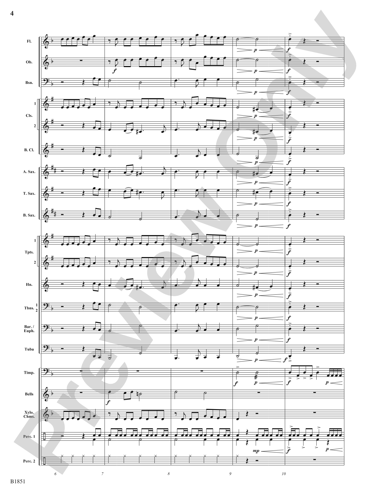 The Grid: Concert Band Conductor Score & Parts