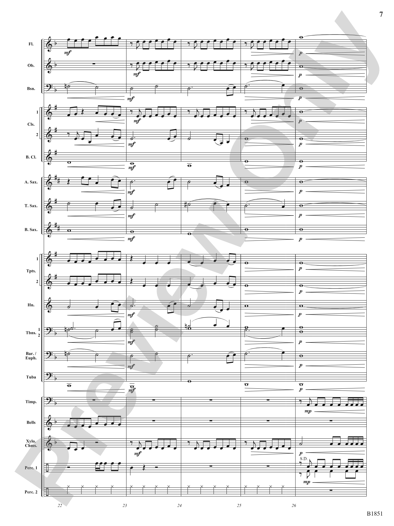 The Grid: Concert Band Conductor Score & Parts