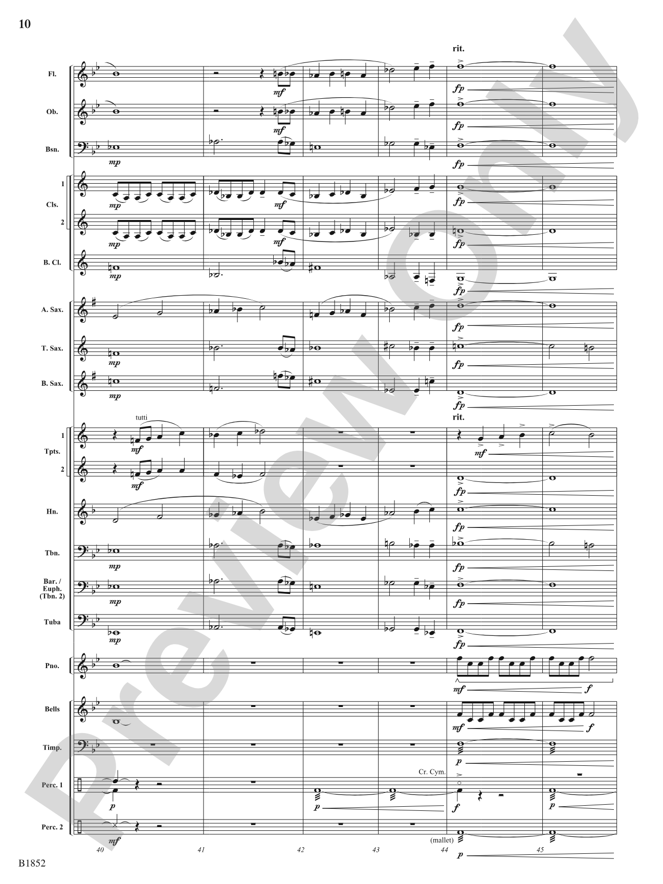 Nebula: Concert Band Conductor Score & Parts