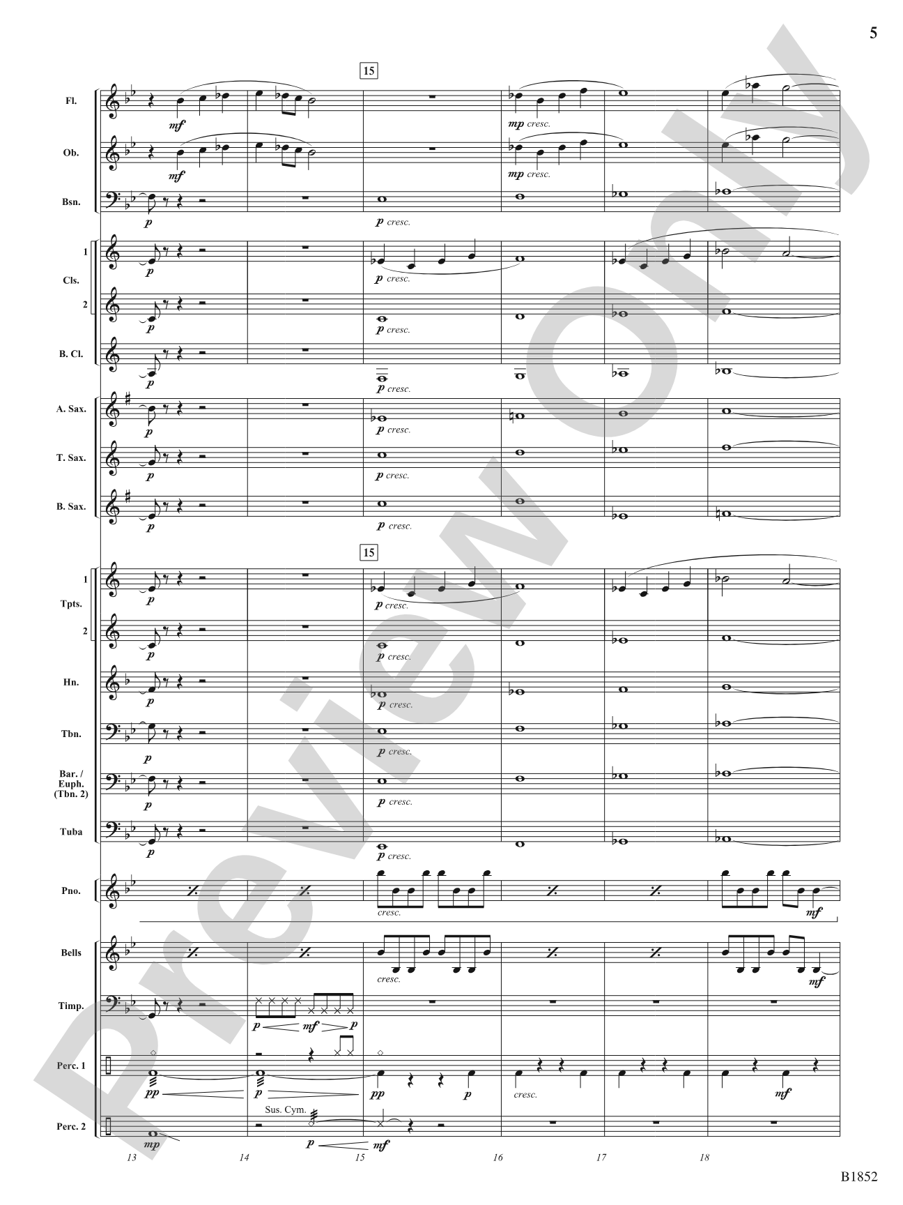 Nebula: Concert Band Conductor Score & Parts