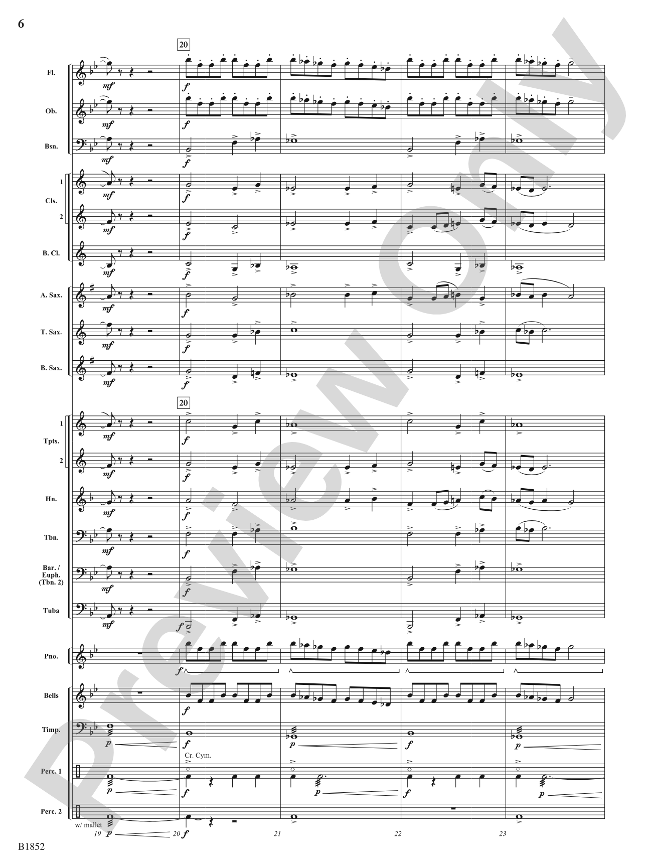 Nebula: Concert Band Conductor Score & Parts