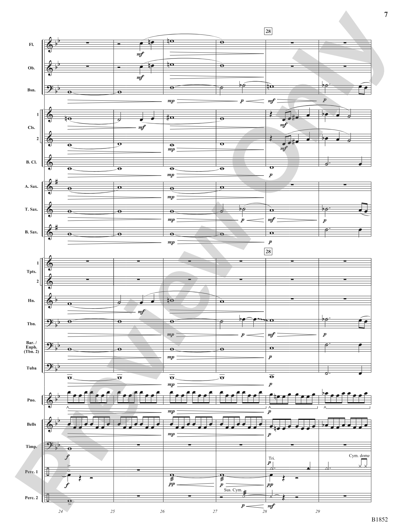 Nebula: Concert Band Conductor Score & Parts