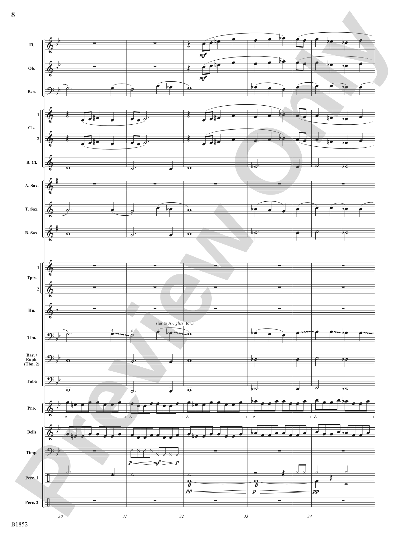 Nebula: Concert Band Conductor Score & Parts