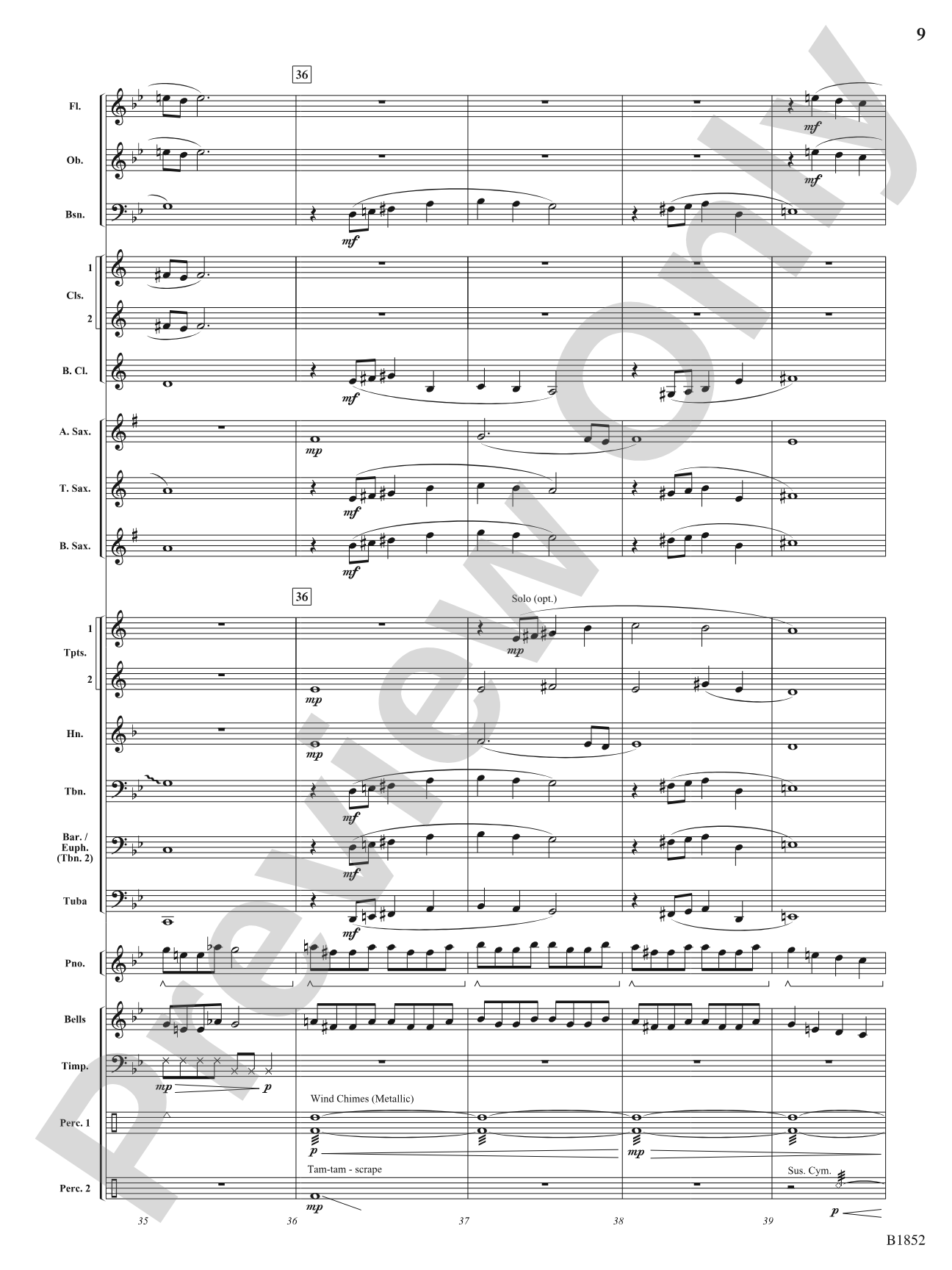 Nebula: Concert Band Conductor Score & Parts