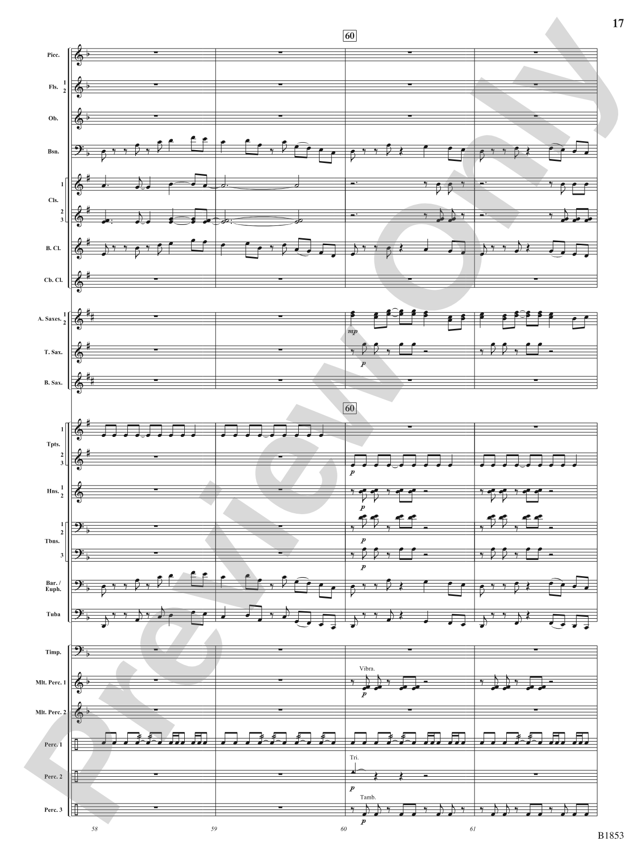 Breaking Through: Concert Band Conductor Score & Parts