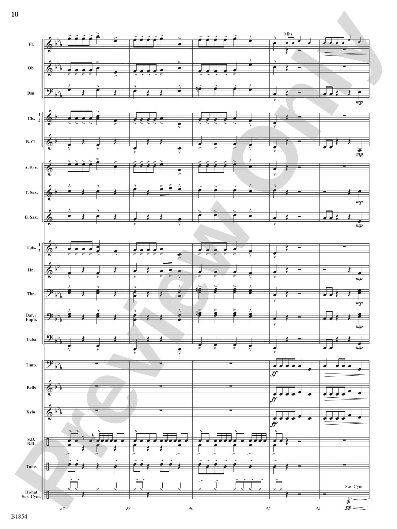 A Builder's Dream: Score