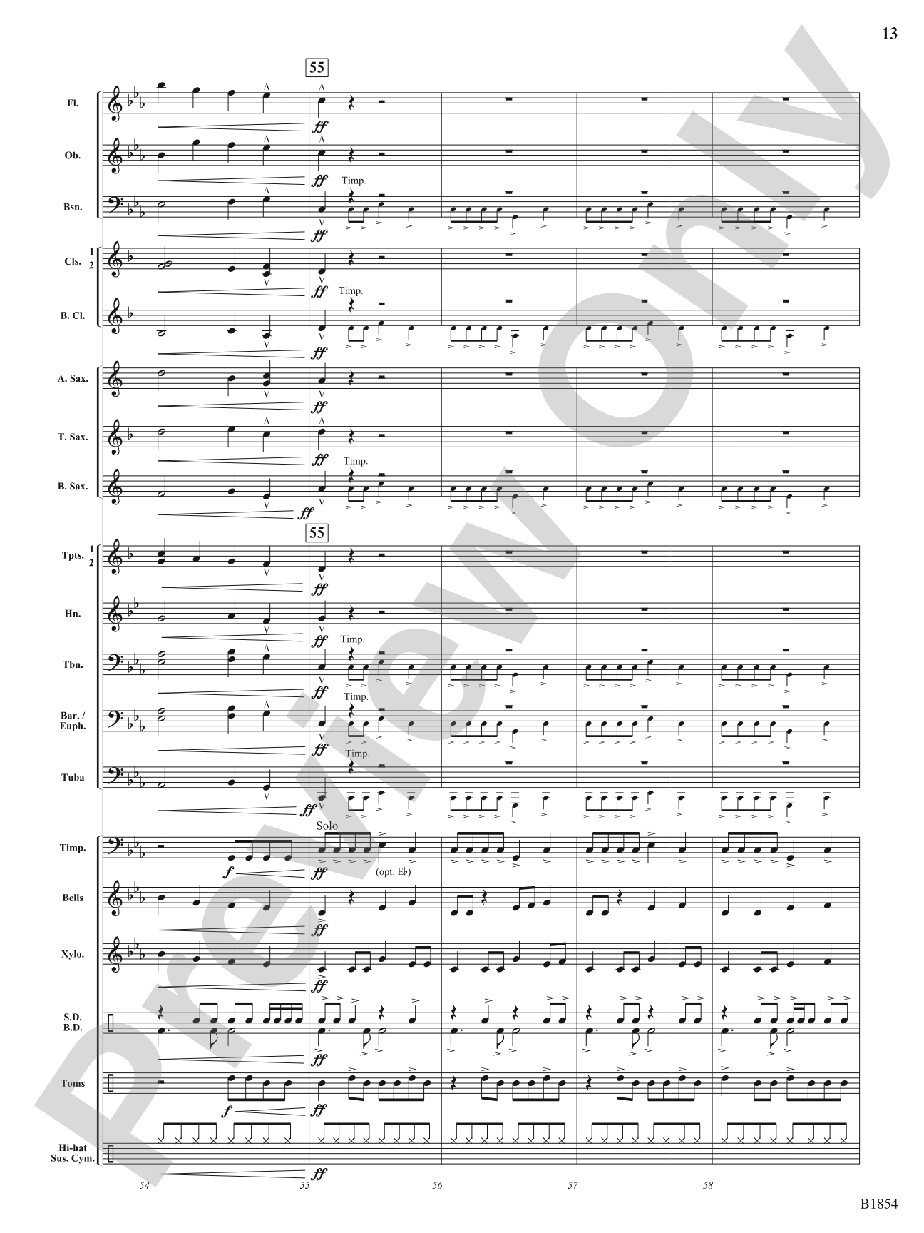 A Builder's Dream: Score