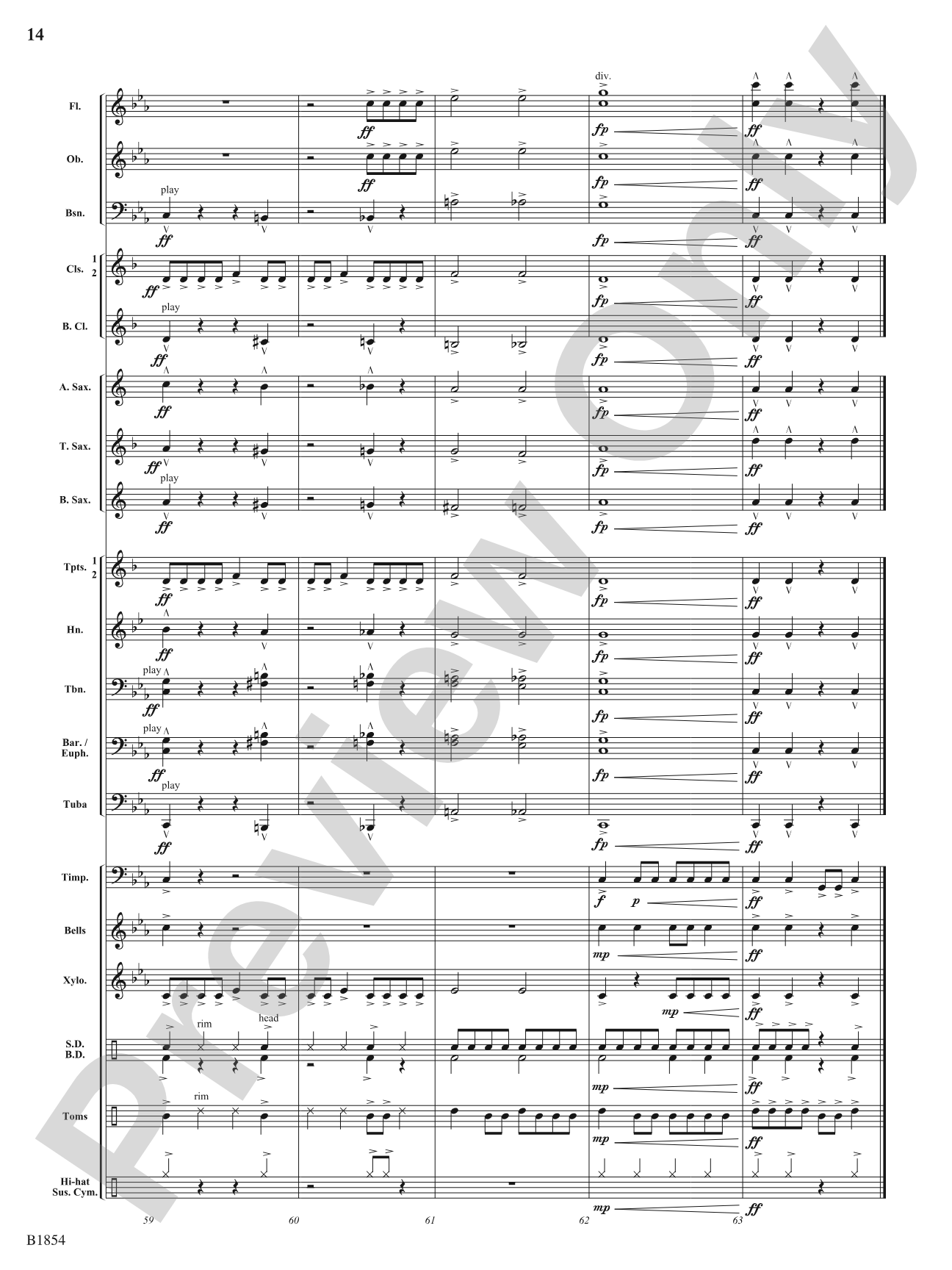 A Builder's Dream: Score