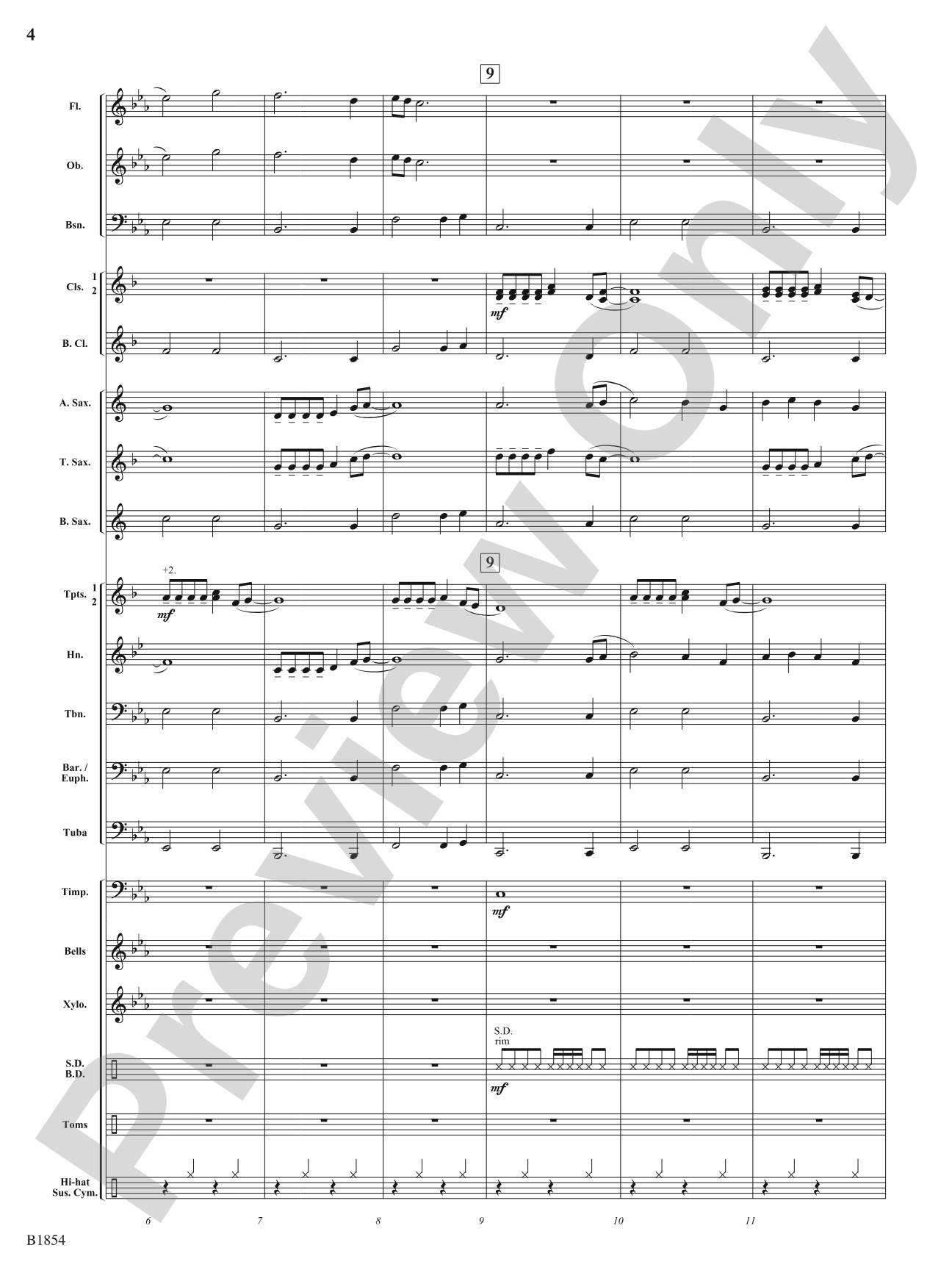 A Builder's Dream: Score