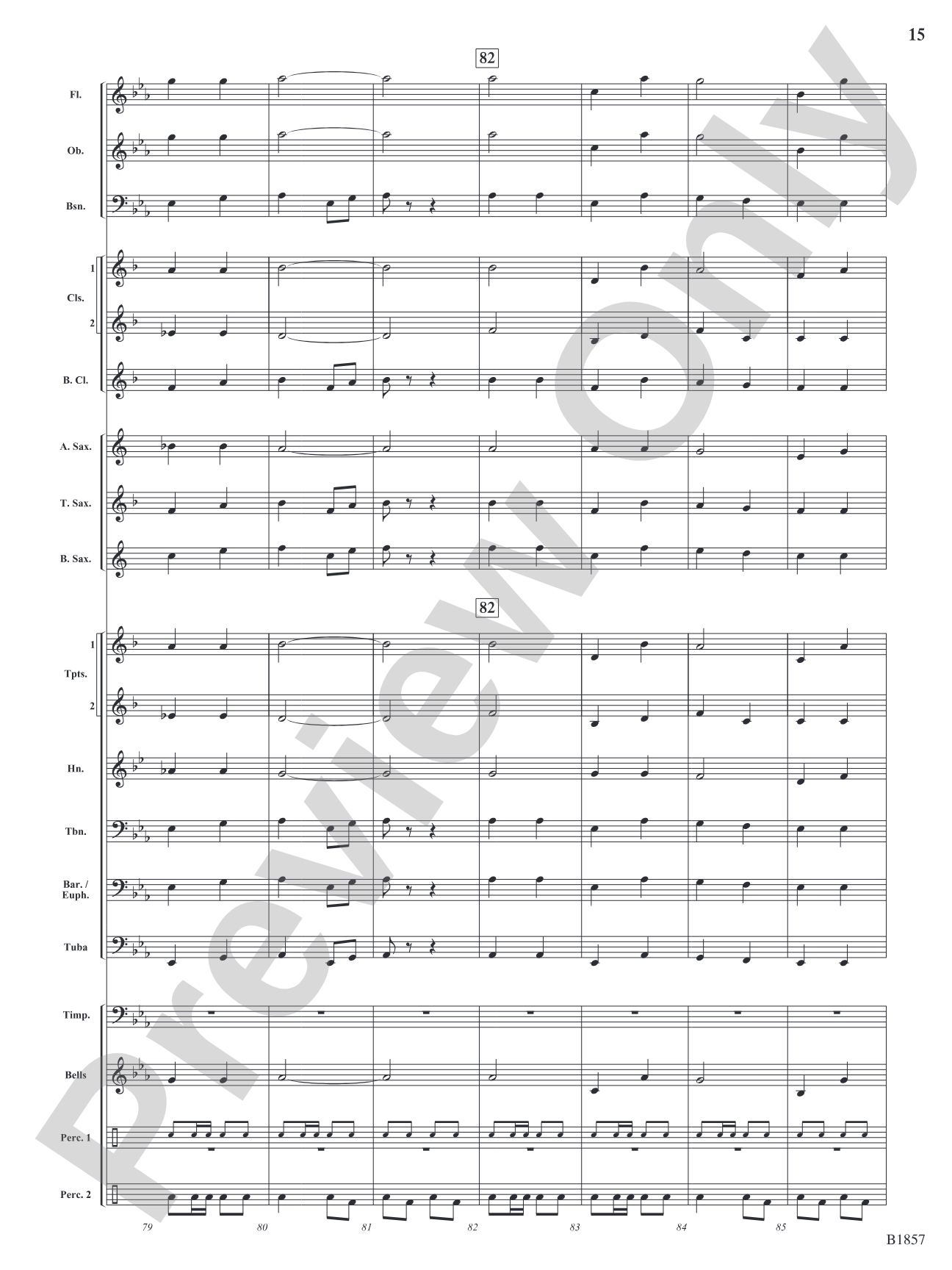 The Hoofbeat: Concert Band Conductor Score & Parts