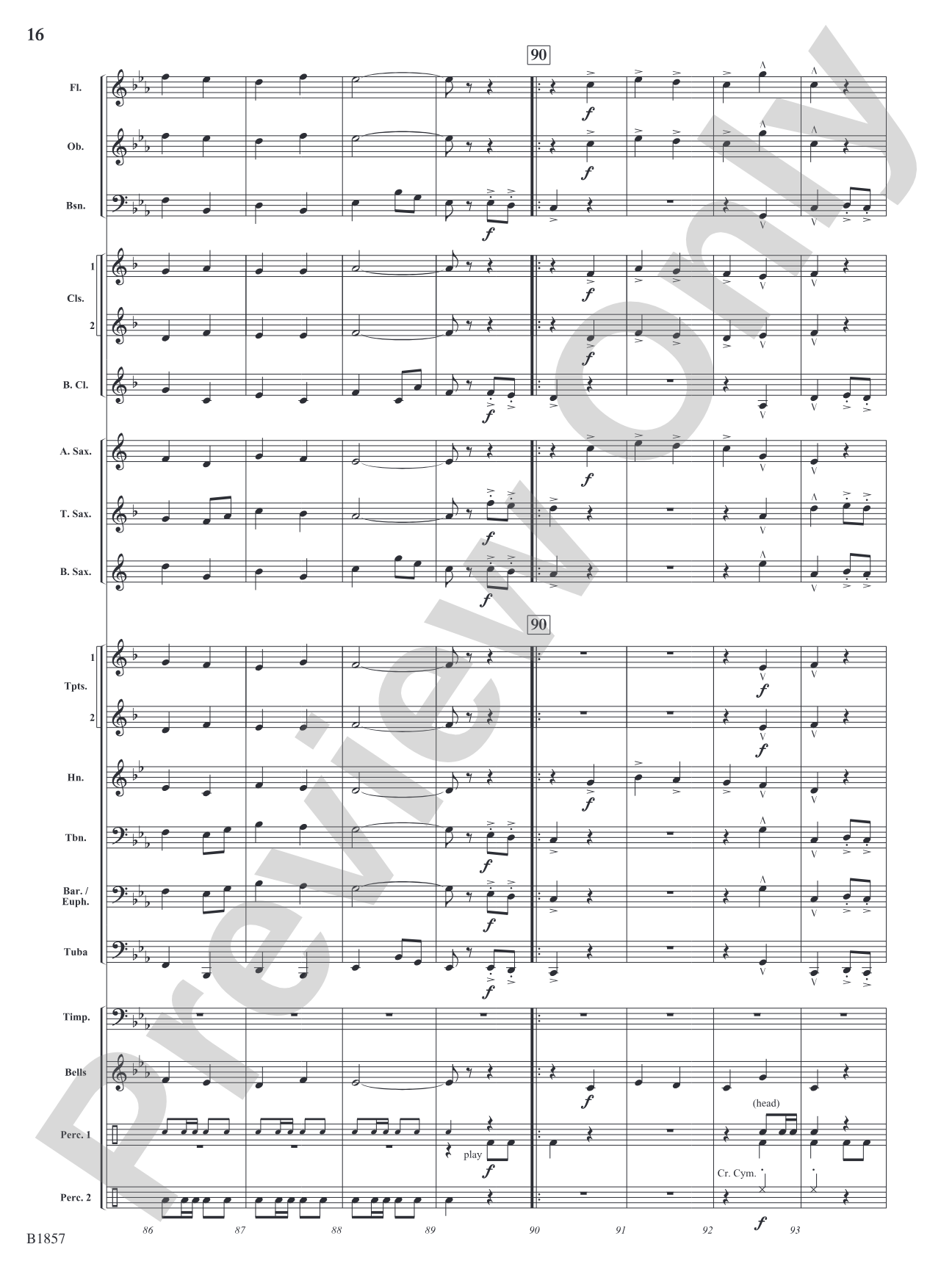 The Hoofbeat: Concert Band Conductor Score & Parts