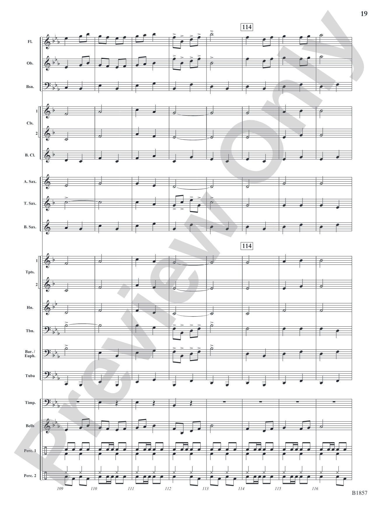 The Hoofbeat: Concert Band Conductor Score & Parts